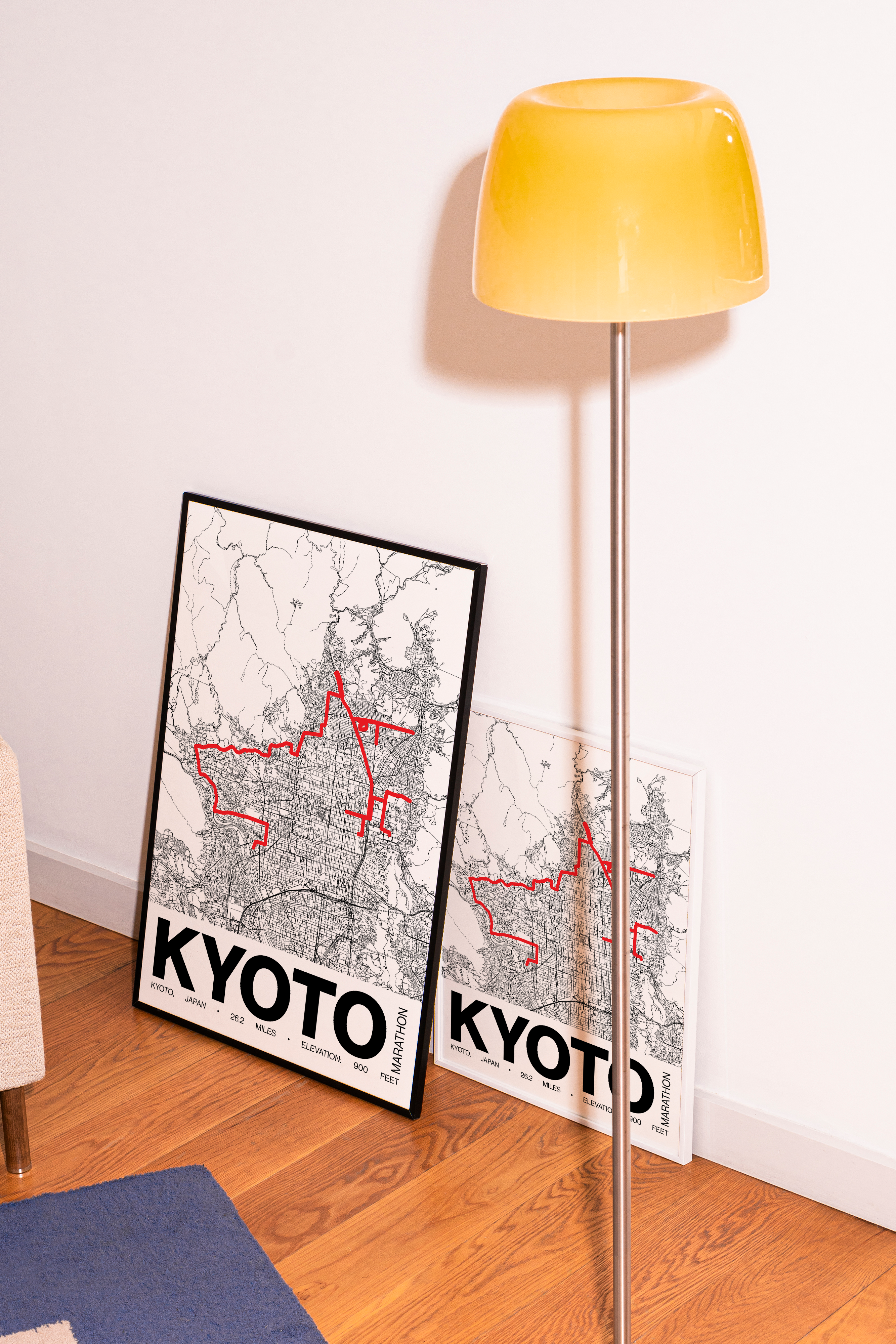 Kyoto Marathon Poster - Grid Style