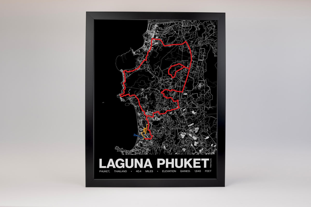 Laguna Phuket Triathlon Poster - Grid Style