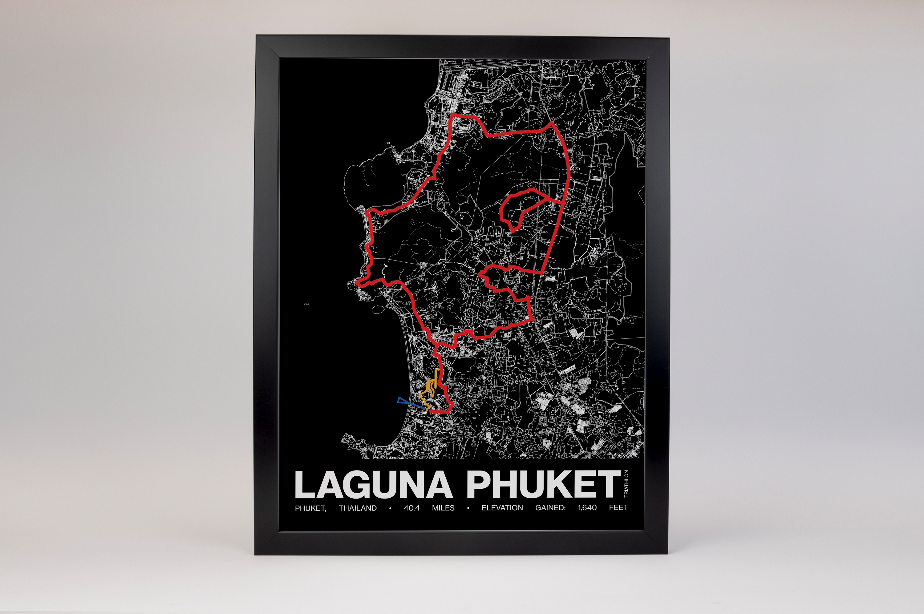 Laguna Phuket Triathlon Poster - Grid Style