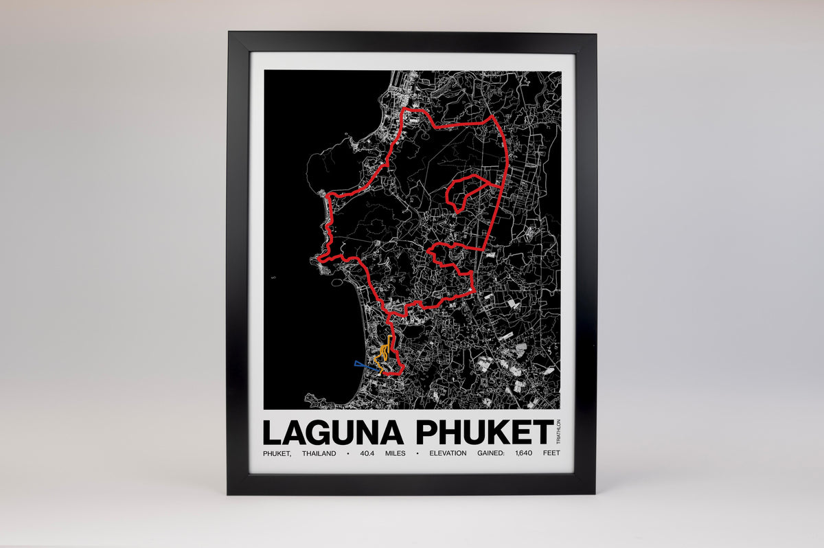 Laguna Phuket Triathlon Poster - Grid Style