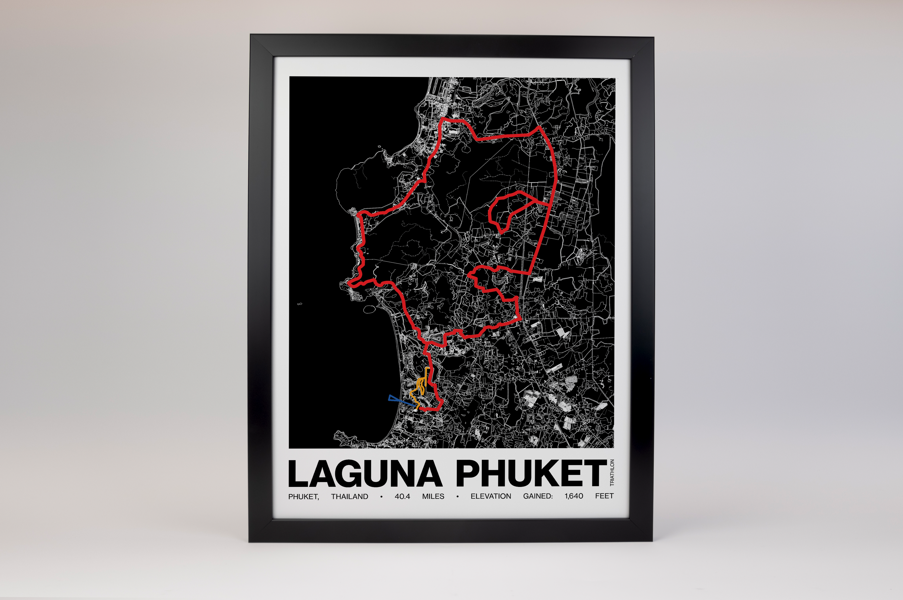 Laguna Phuket Triathlon Poster - Grid Style