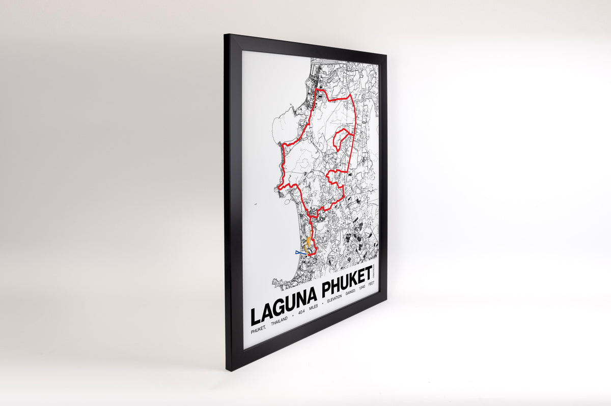Laguna Phuket Triathlon Poster - Grid Style