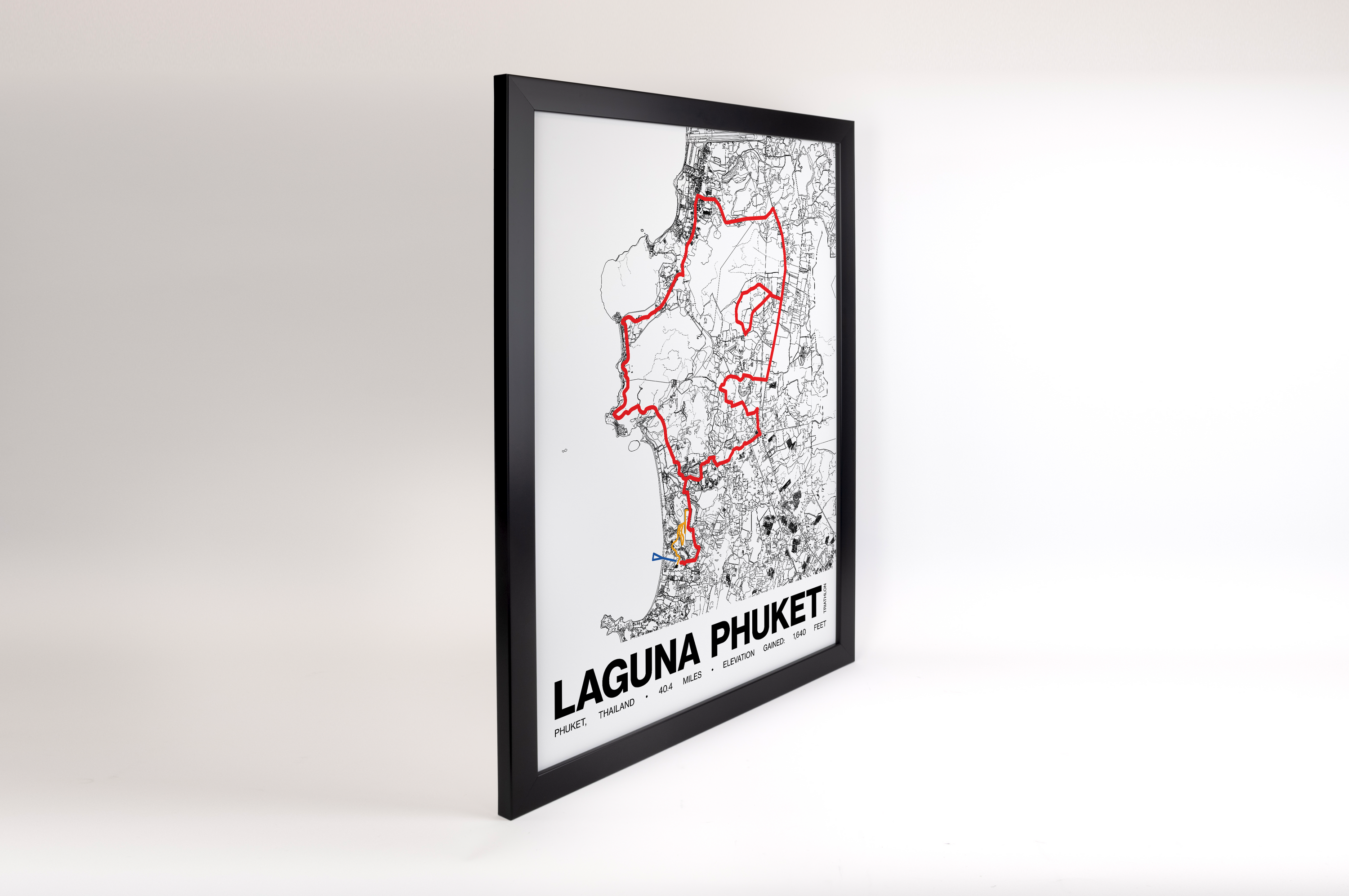 Laguna Phuket Triathlon Poster - Grid Style
