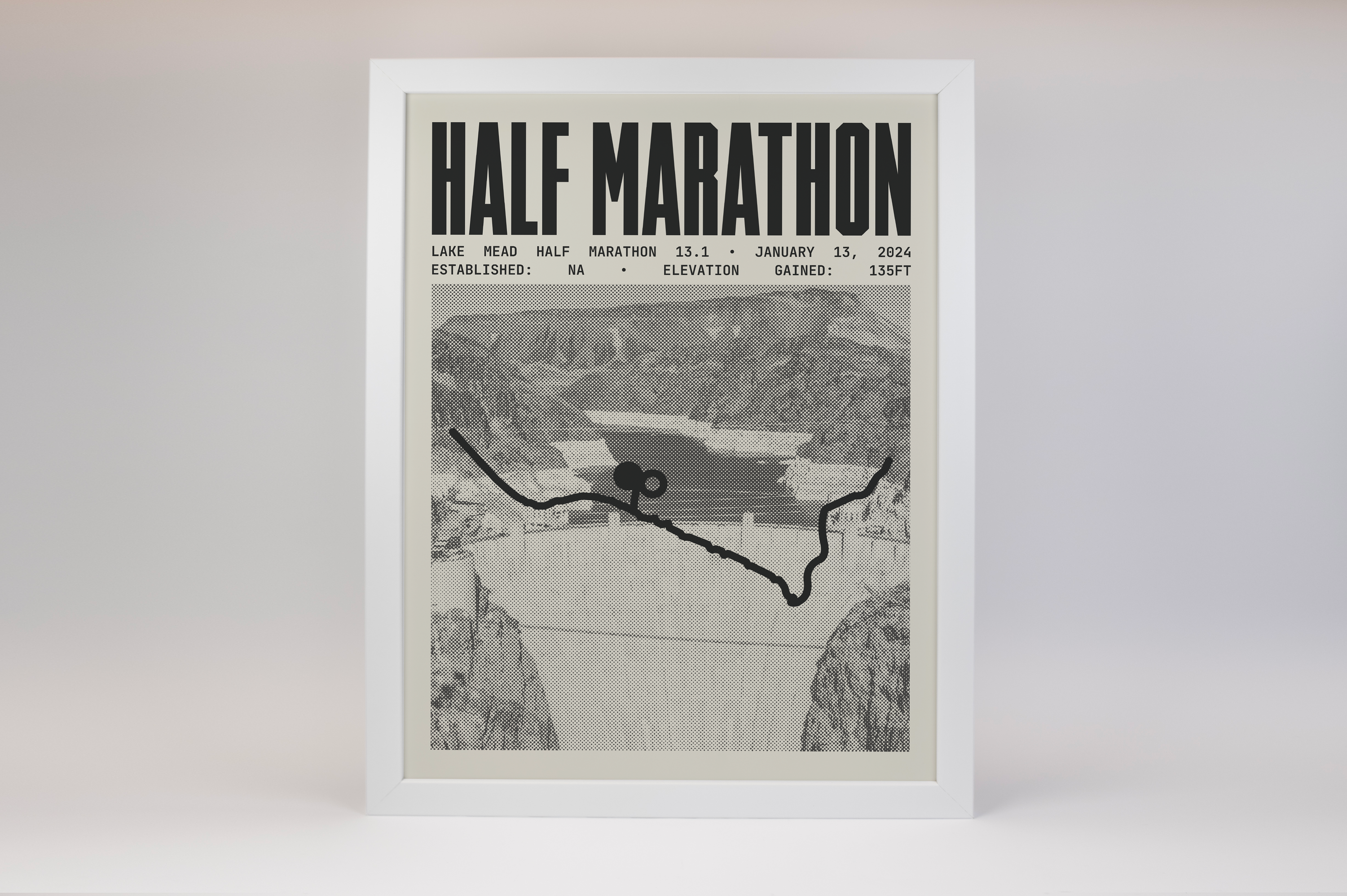 Lake Mead Half-Marathon Poster