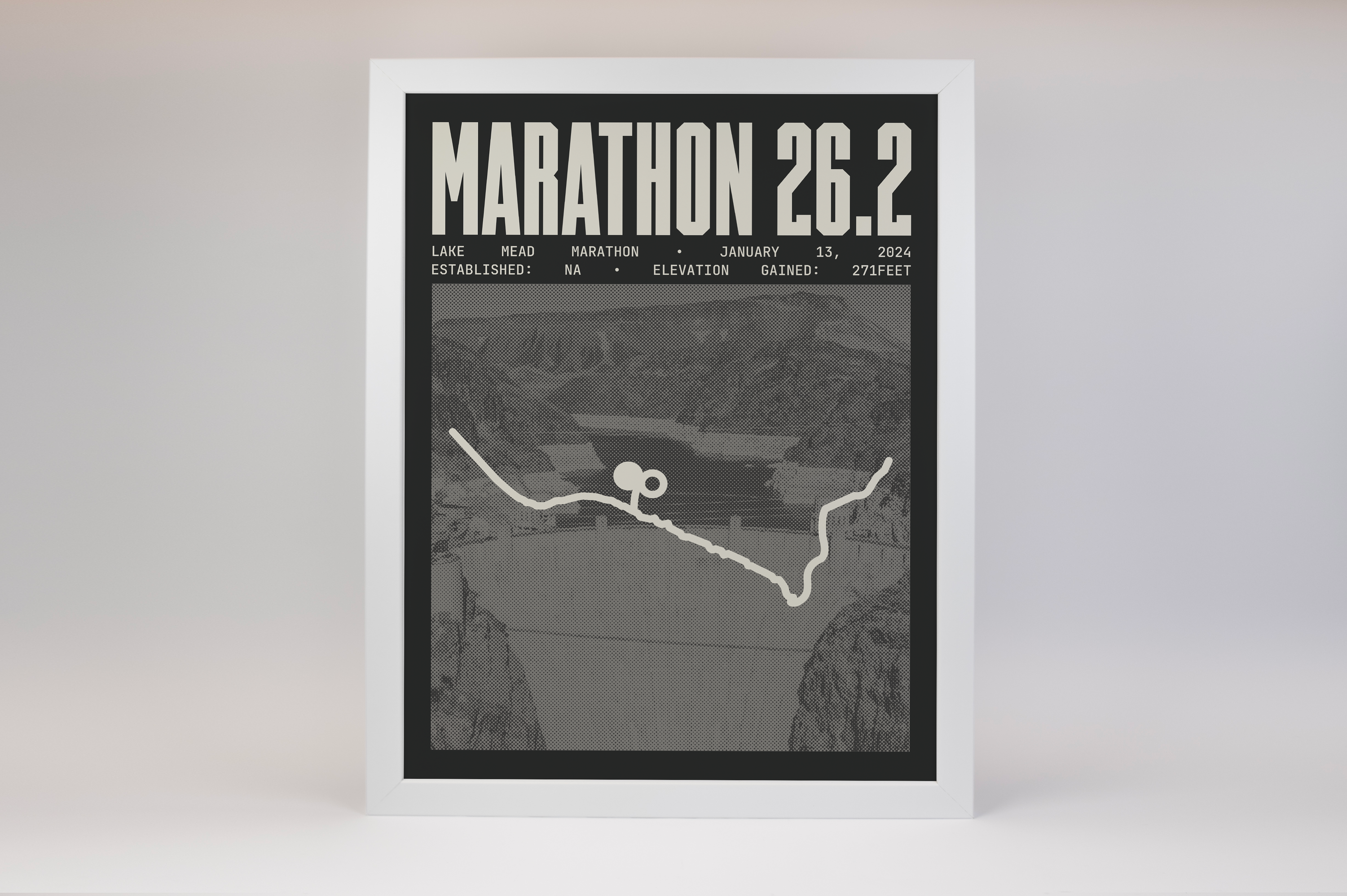 Lake Mead Marathon Poster