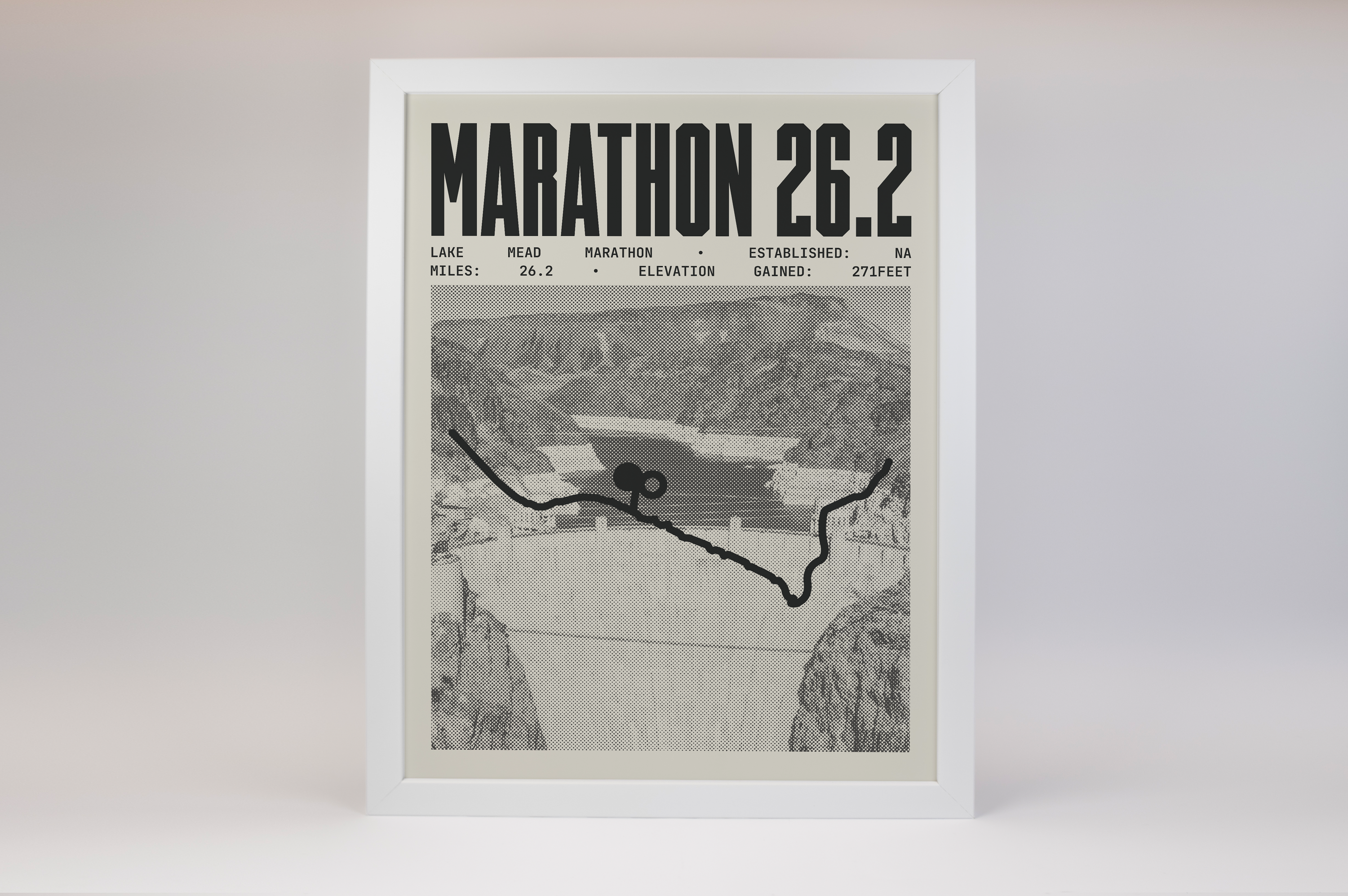 Lake Mead Marathon Poster