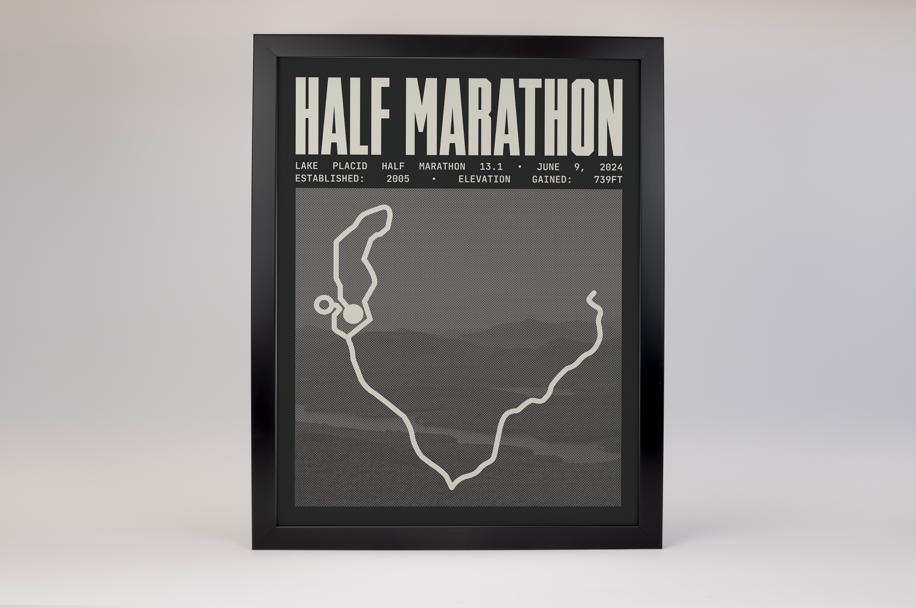 Lake Placid Half-Marathon Poster