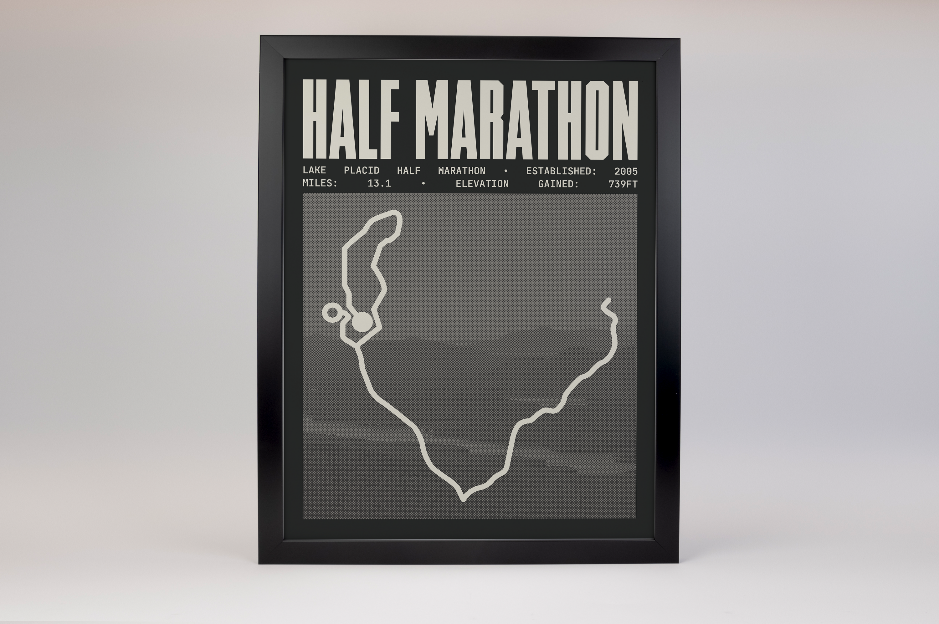 Lake Placid Half-Marathon Poster