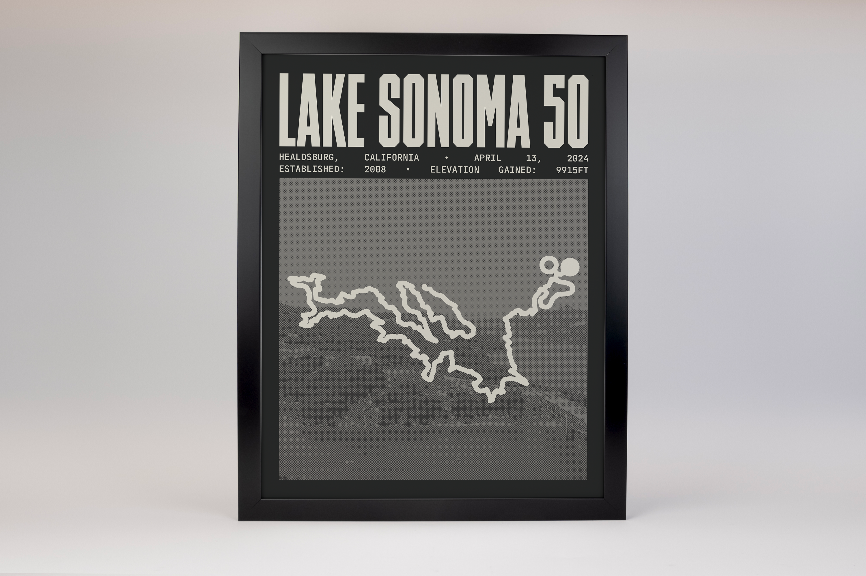 Lake Sonoma 50 Endurance Run Poster