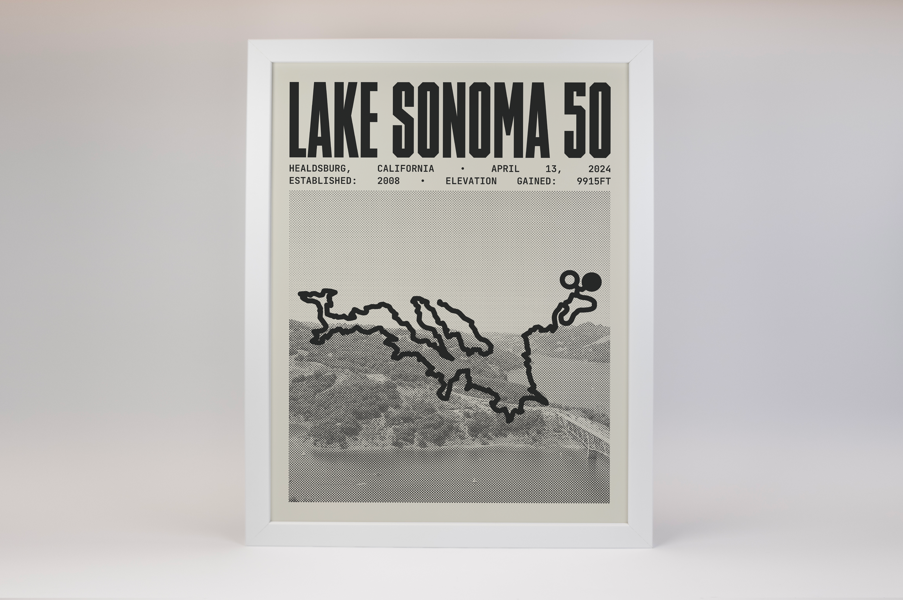 Lake Sonoma 50 Endurance Run Poster