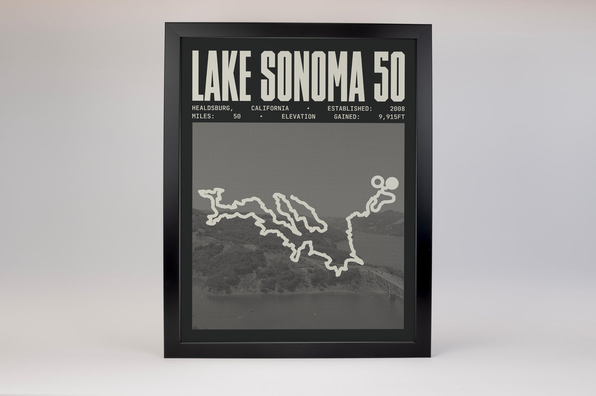 Lake Sonoma 50 Endurance Run Poster