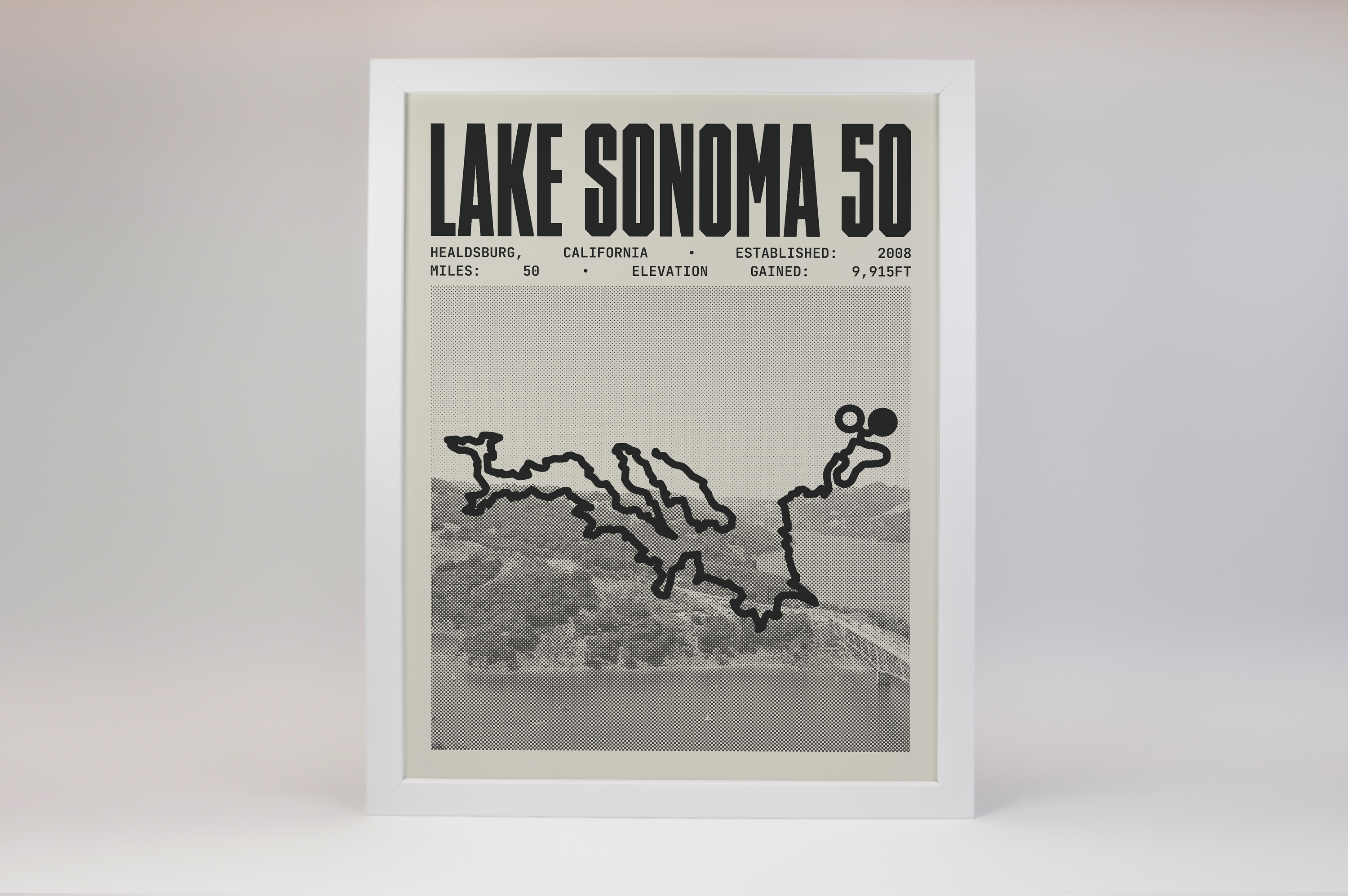 Lake Sonoma 50 Endurance Run Poster