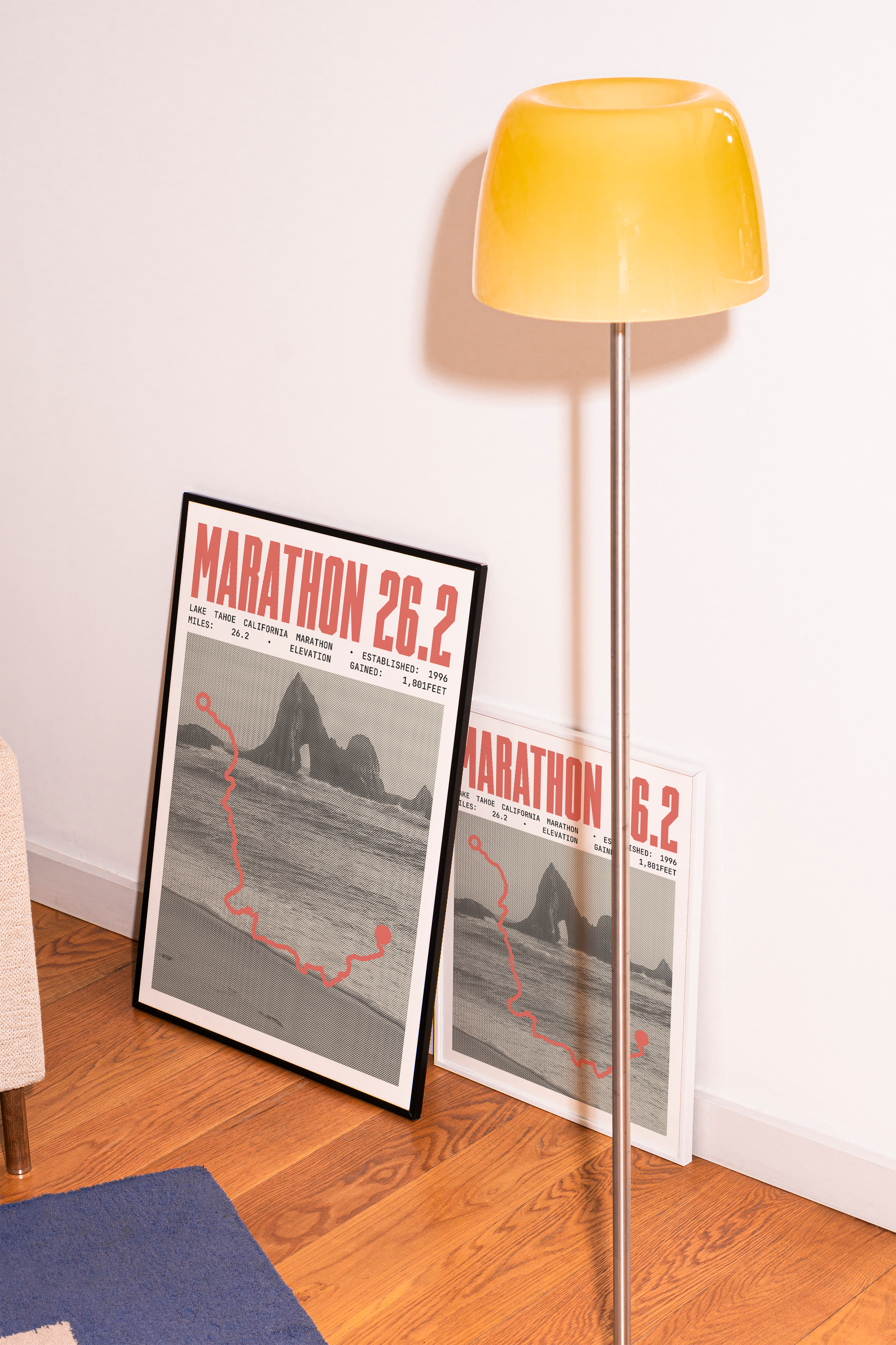 Lake Tahoe California Marathon Poster