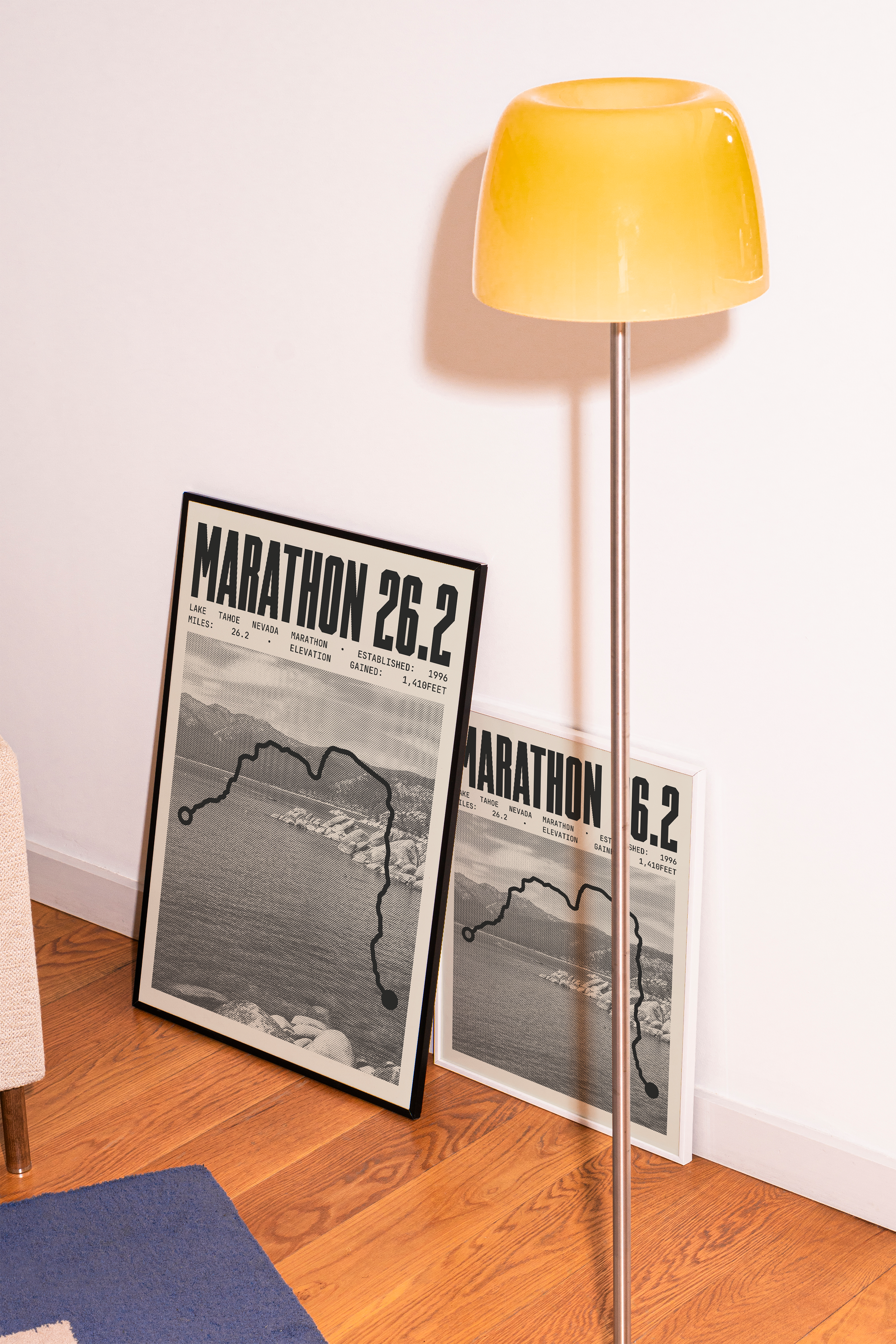 Lake Tahoe Nevada Marathon Poster