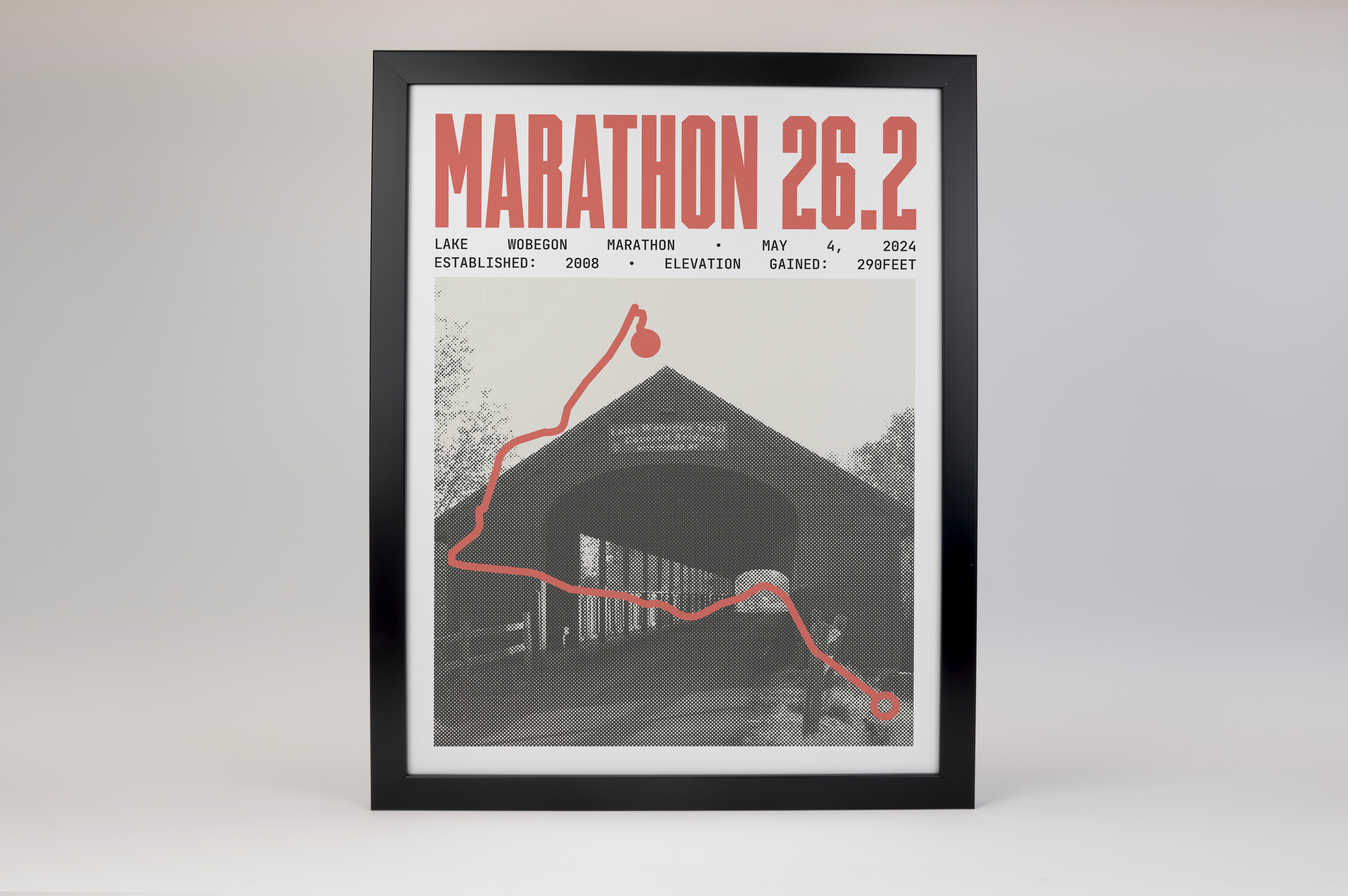 Lake Wobegon Marathon Poster