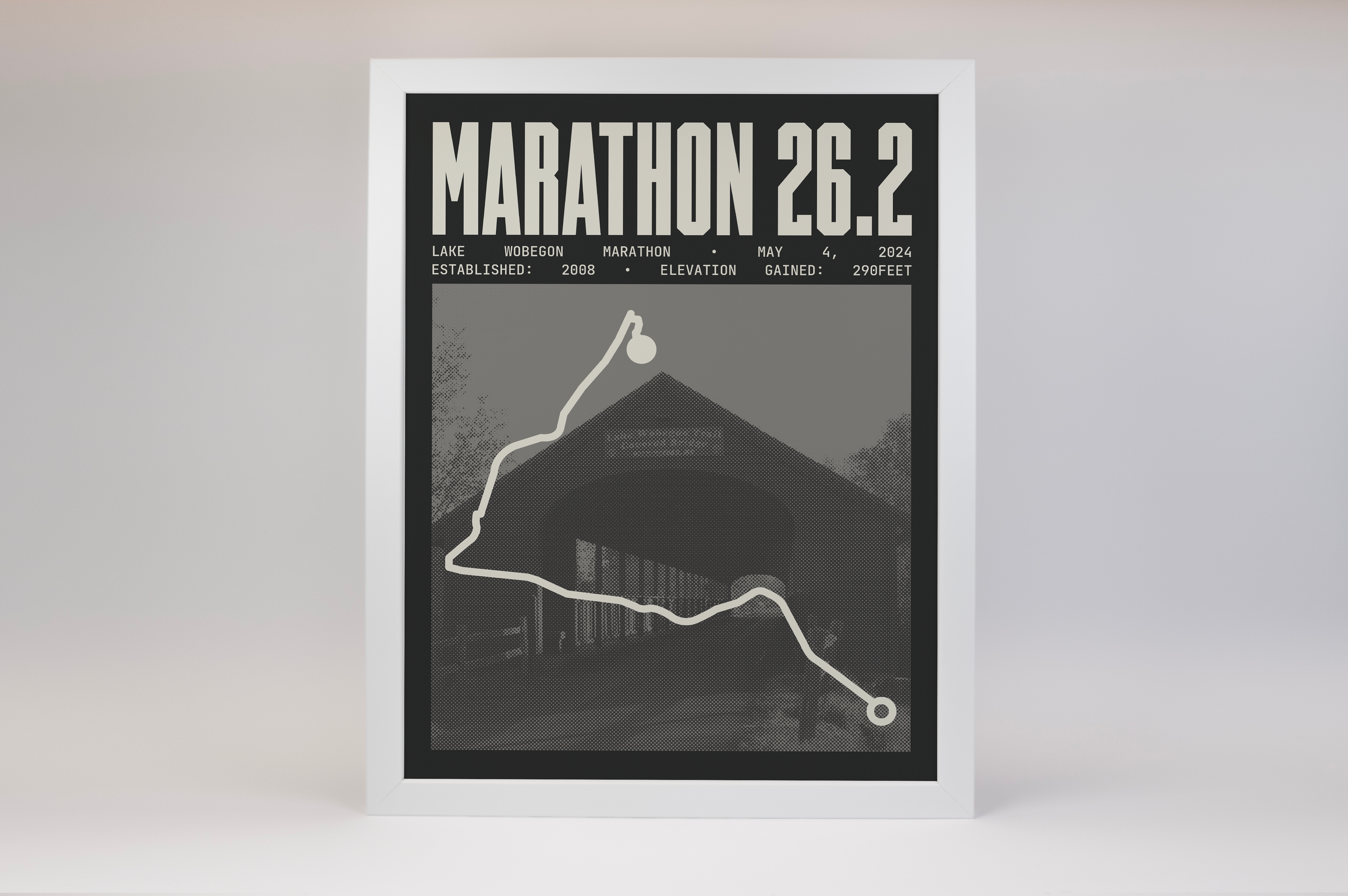 Lake Wobegon Marathon Poster