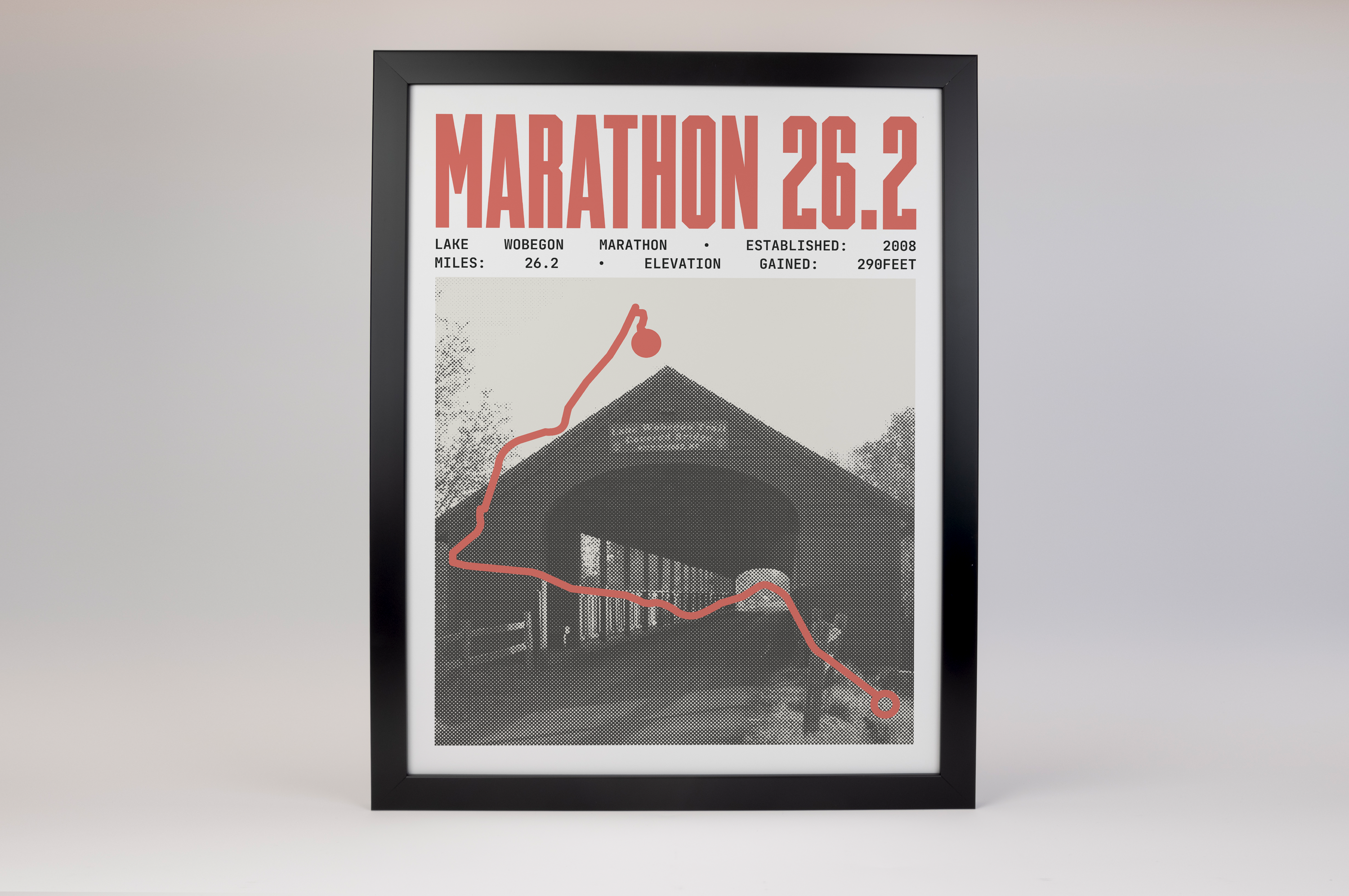 Lake Wobegon Marathon Poster