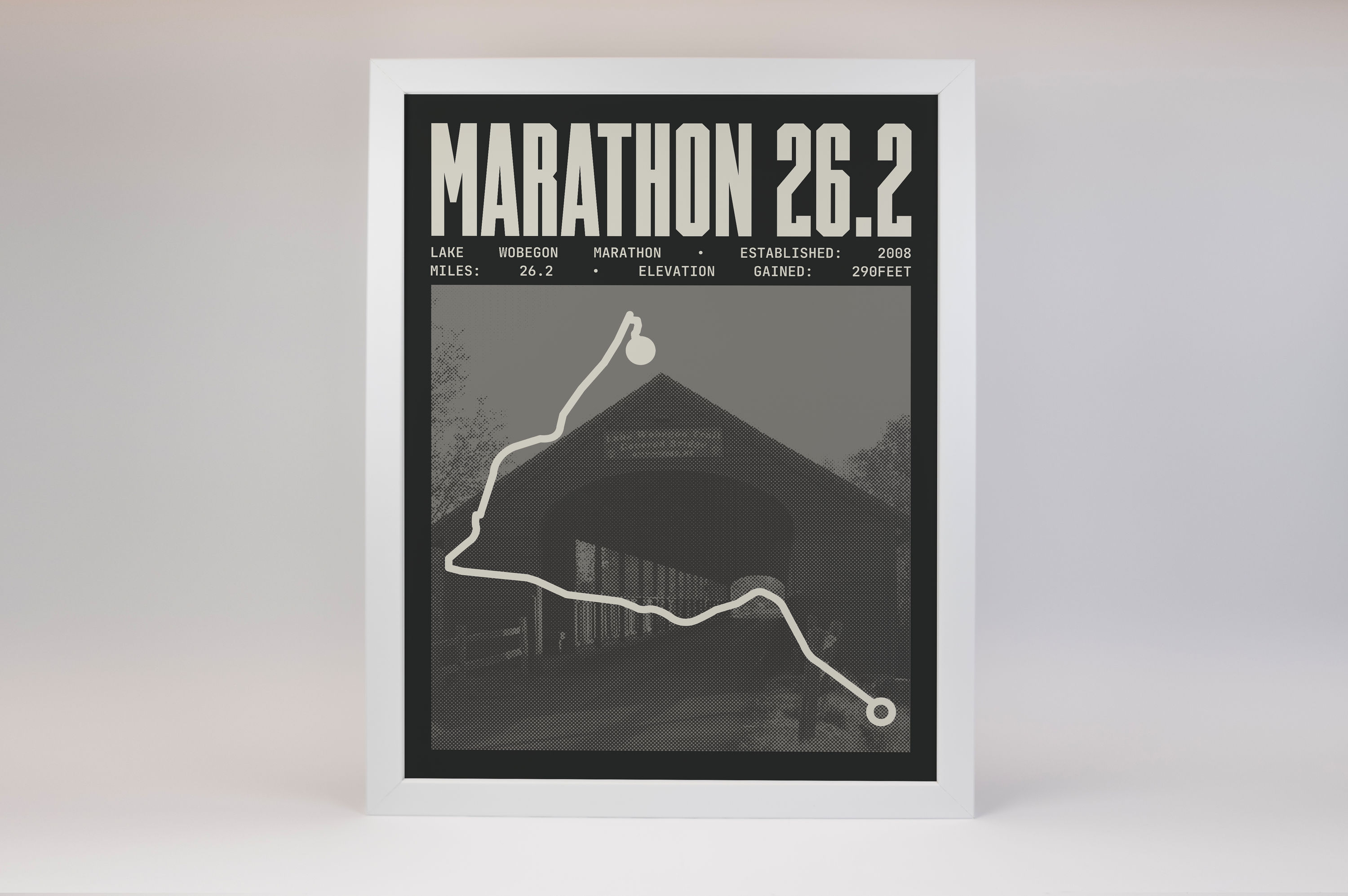 Lake Wobegon Marathon Poster