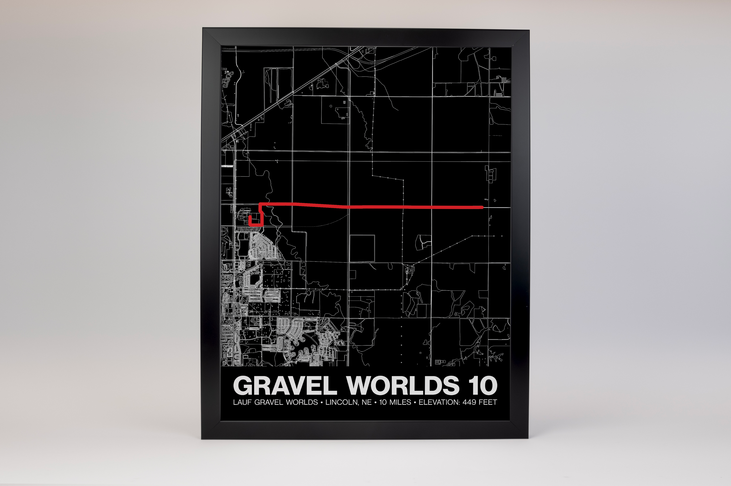 Lauf Gravel Worlds 10 Poster - Grid Style