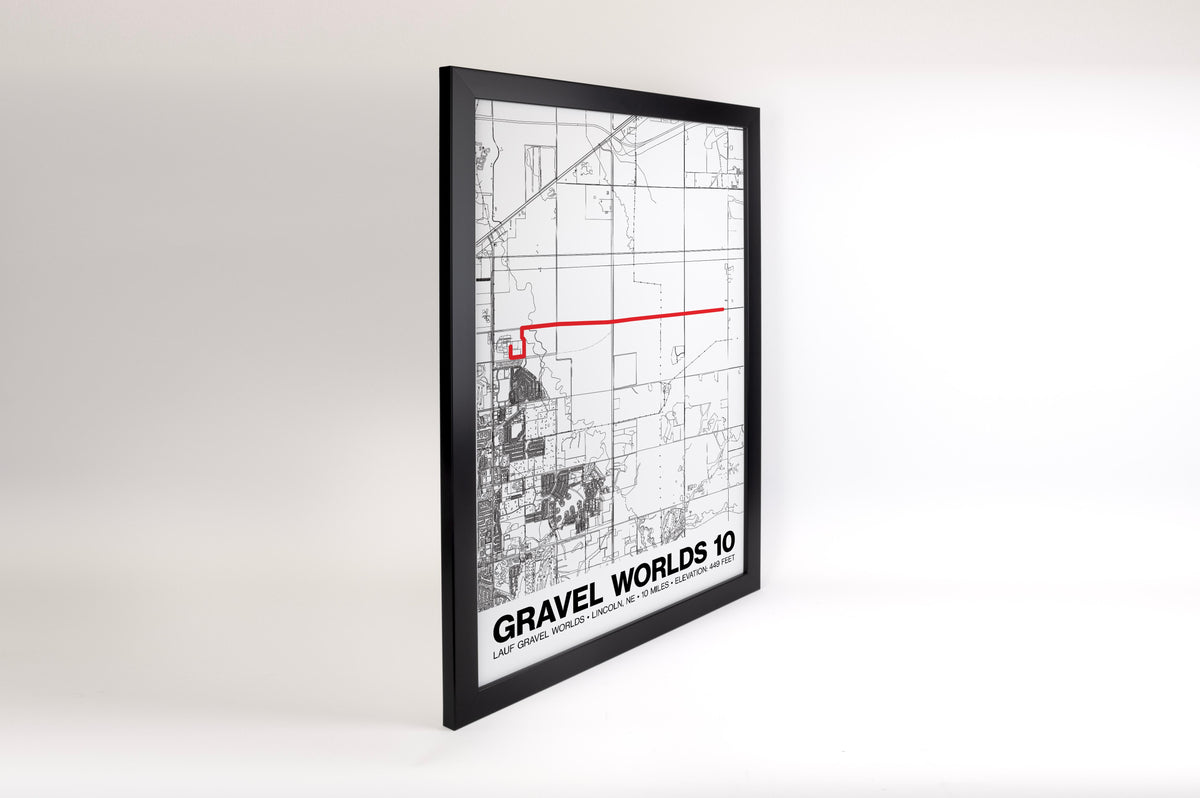 Lauf Gravel Worlds 10 Poster - Grid Style