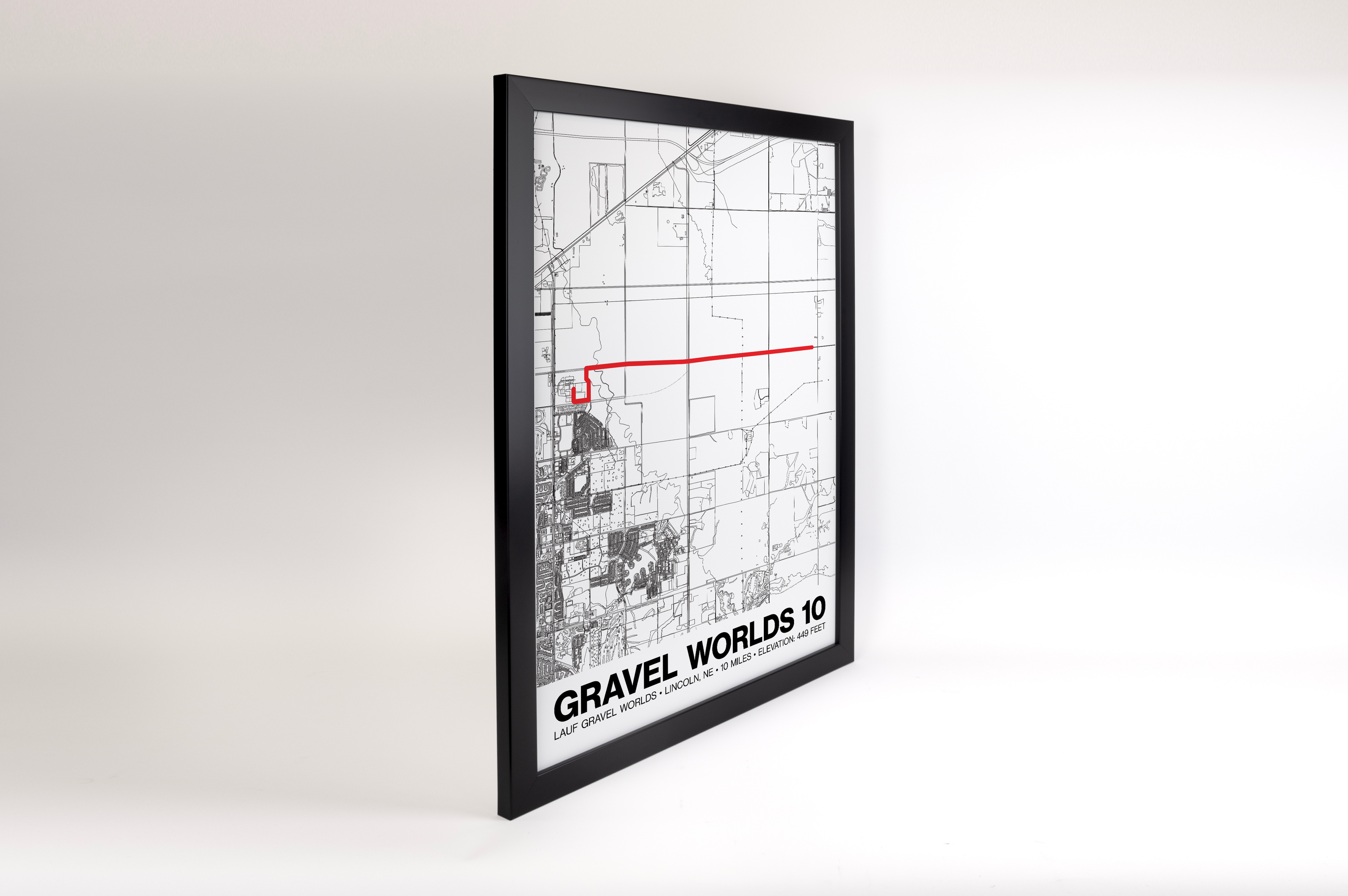 Lauf Gravel Worlds 10 Poster - Grid Style