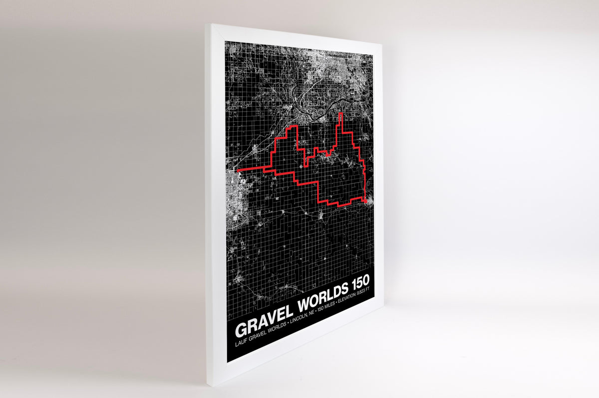 Lauf Gravel Worlds 150 Poster - Grid Style