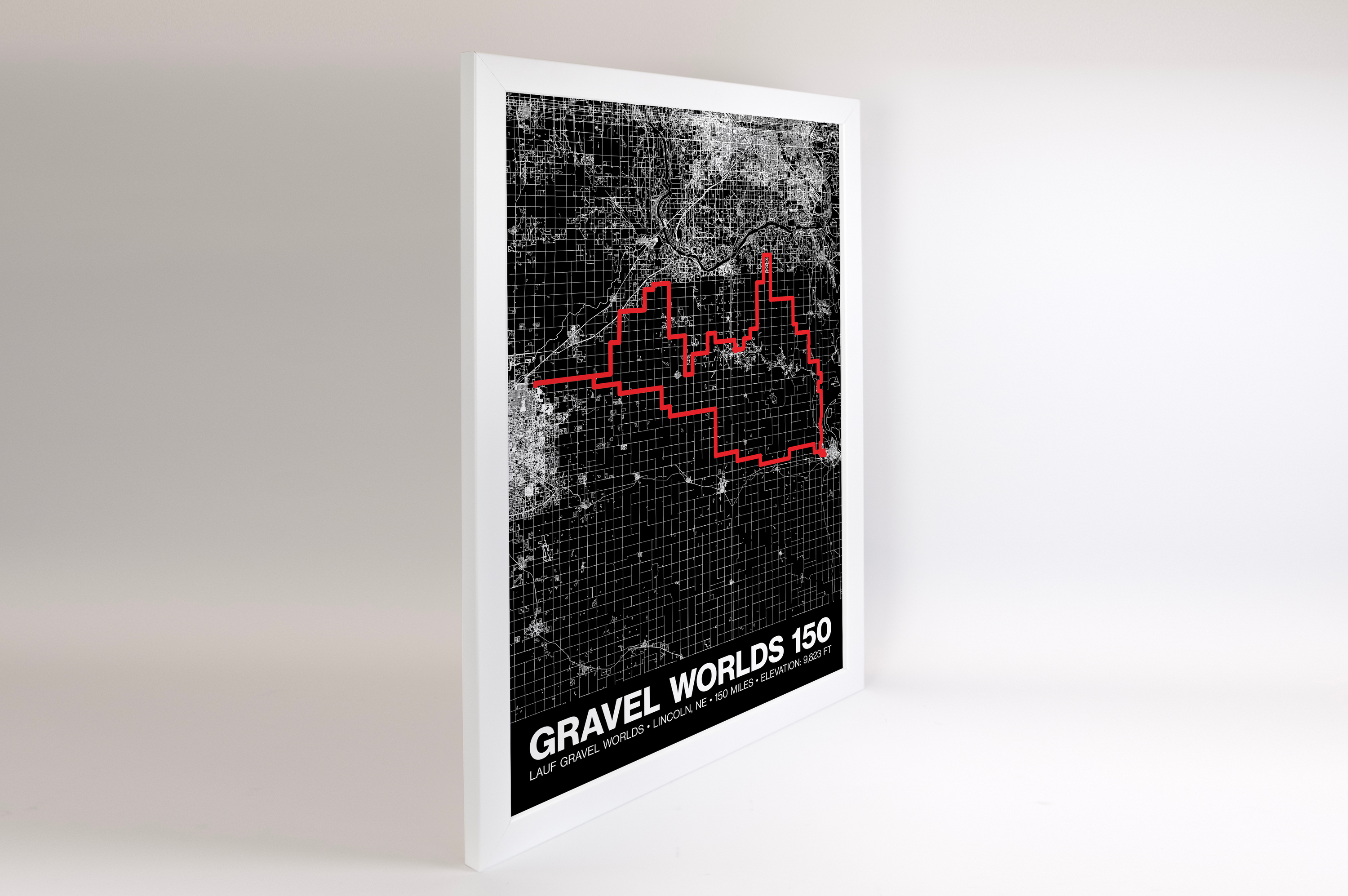 Lauf Gravel Worlds 150 Poster - Grid Style