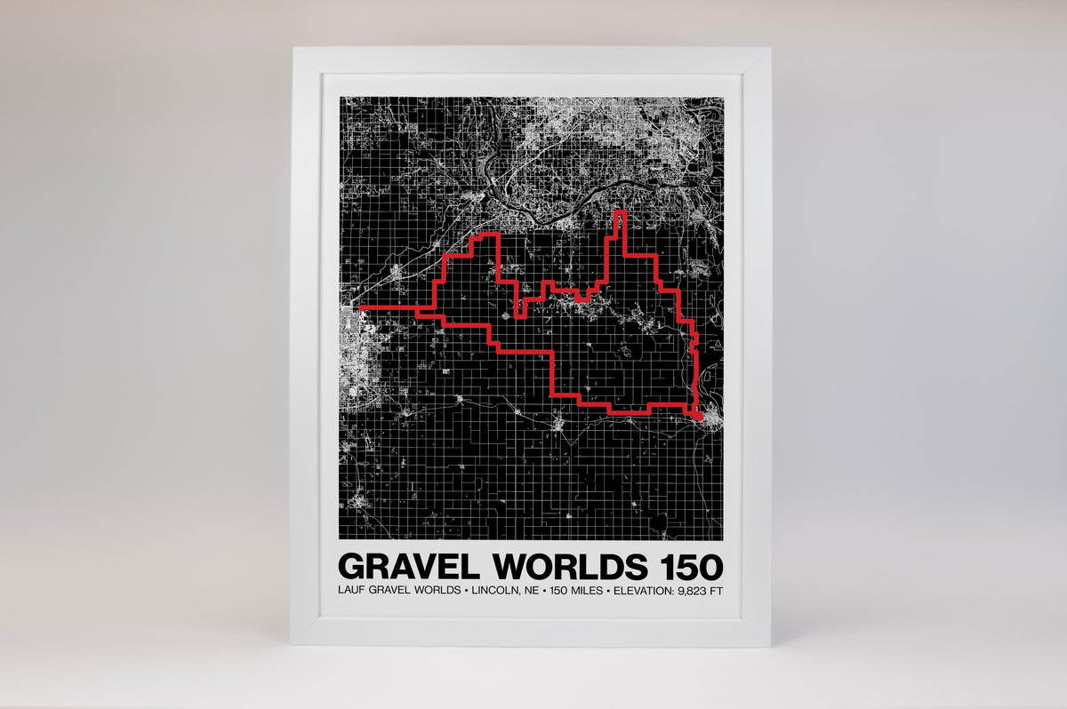 Lauf Gravel Worlds 150 Poster - Grid Style
