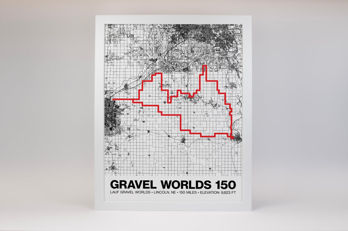 Lauf Gravel Worlds 150 Poster - Grid Style