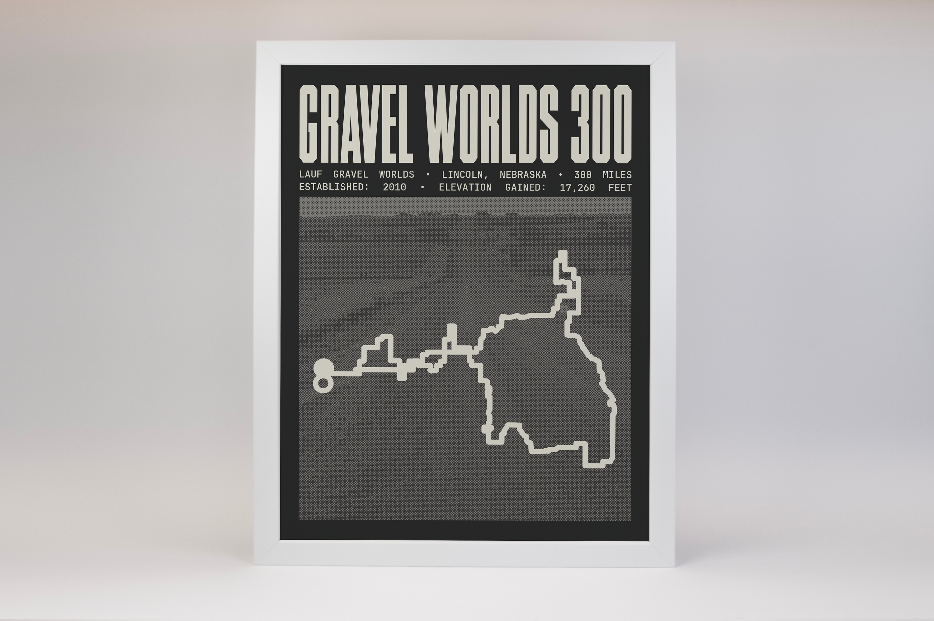 Lauf Gravel Worlds 300 Poster