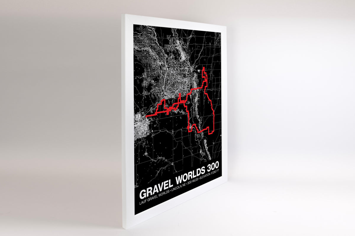 Lauf Gravel Worlds 300 Poster - Grid Style