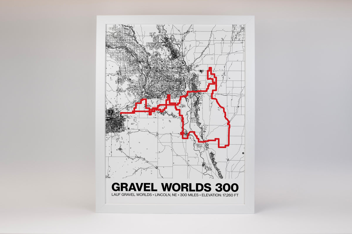 Lauf Gravel Worlds 300 Poster - Grid Style
