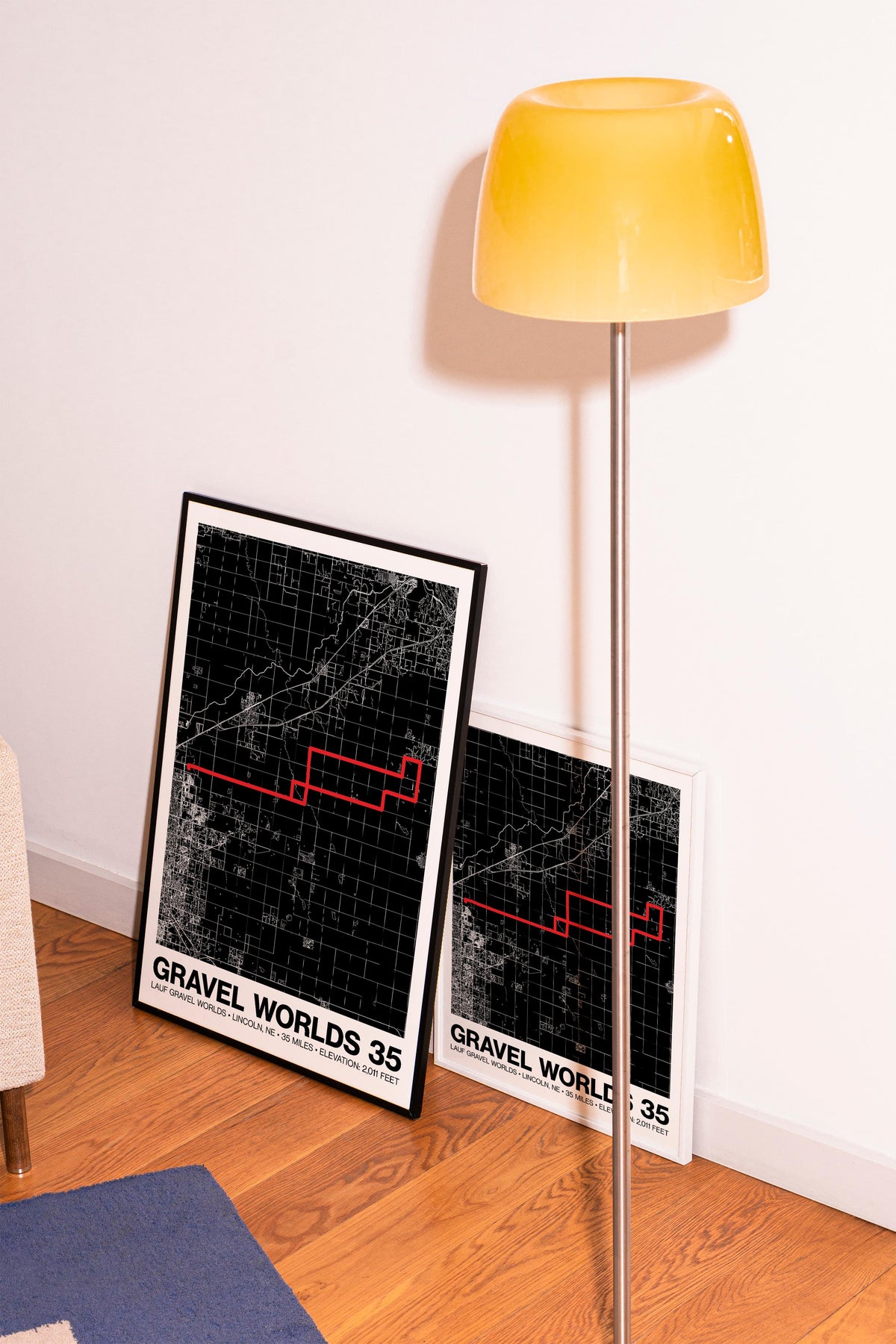Lauf Gravel Worlds 35 Poster - Grid Style