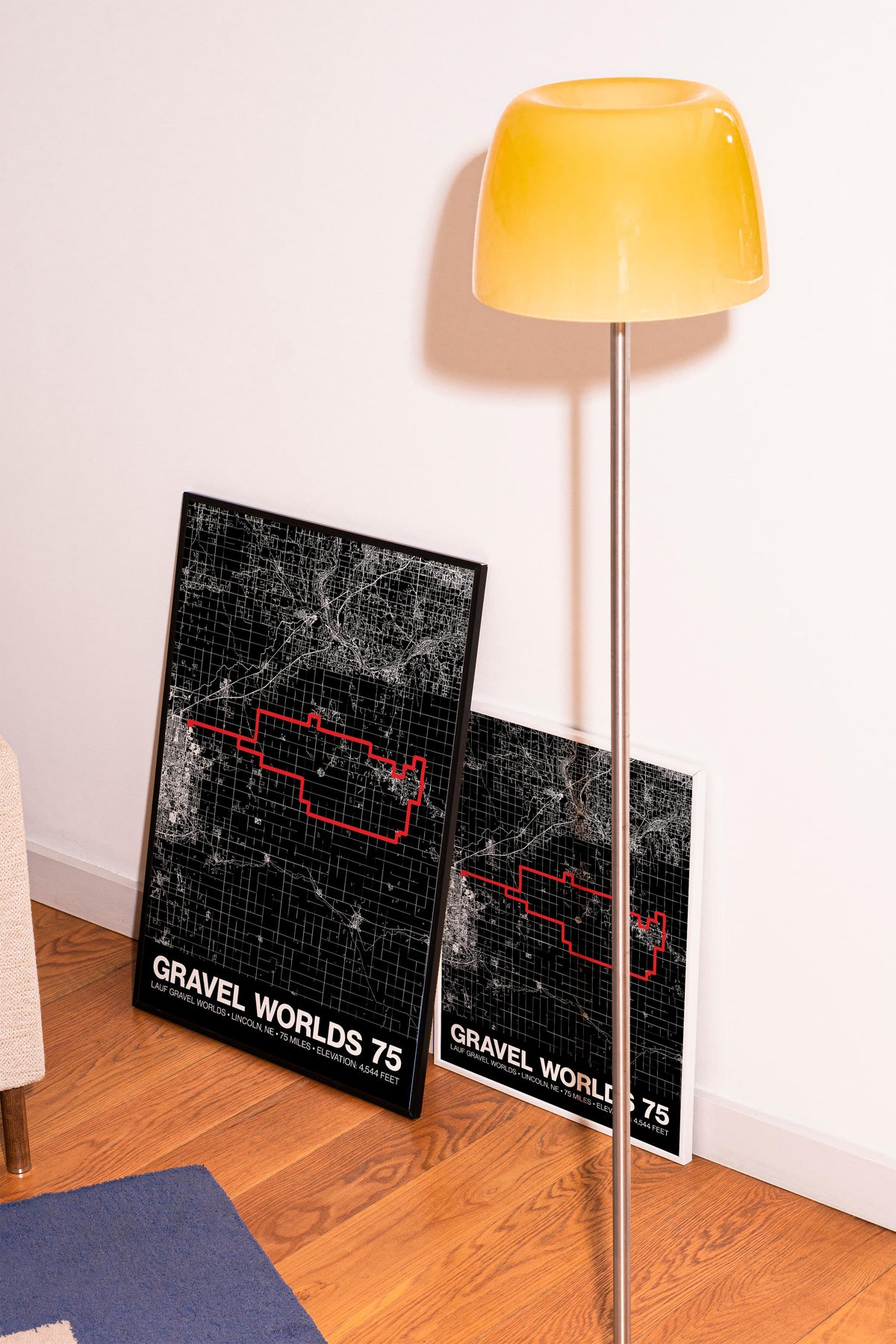 Lauf Gravel Worlds 75 Poster - Grid Style
