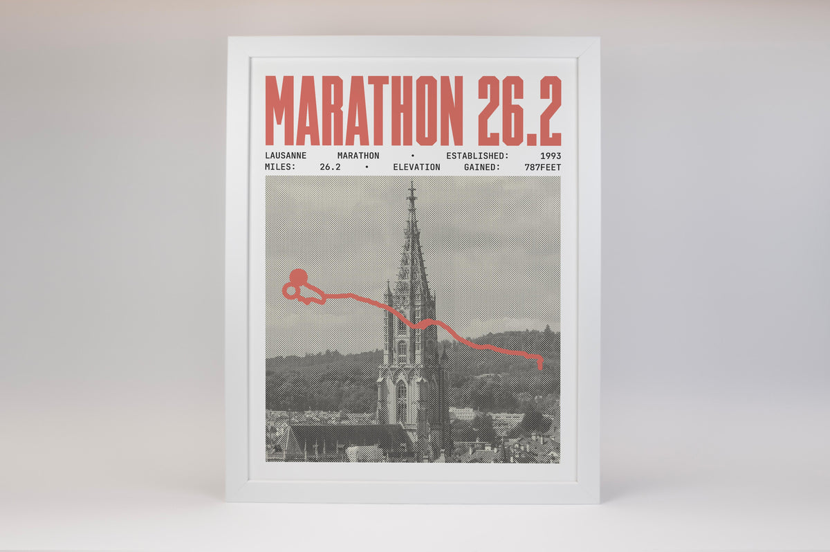 Lausanne Marathon Poster