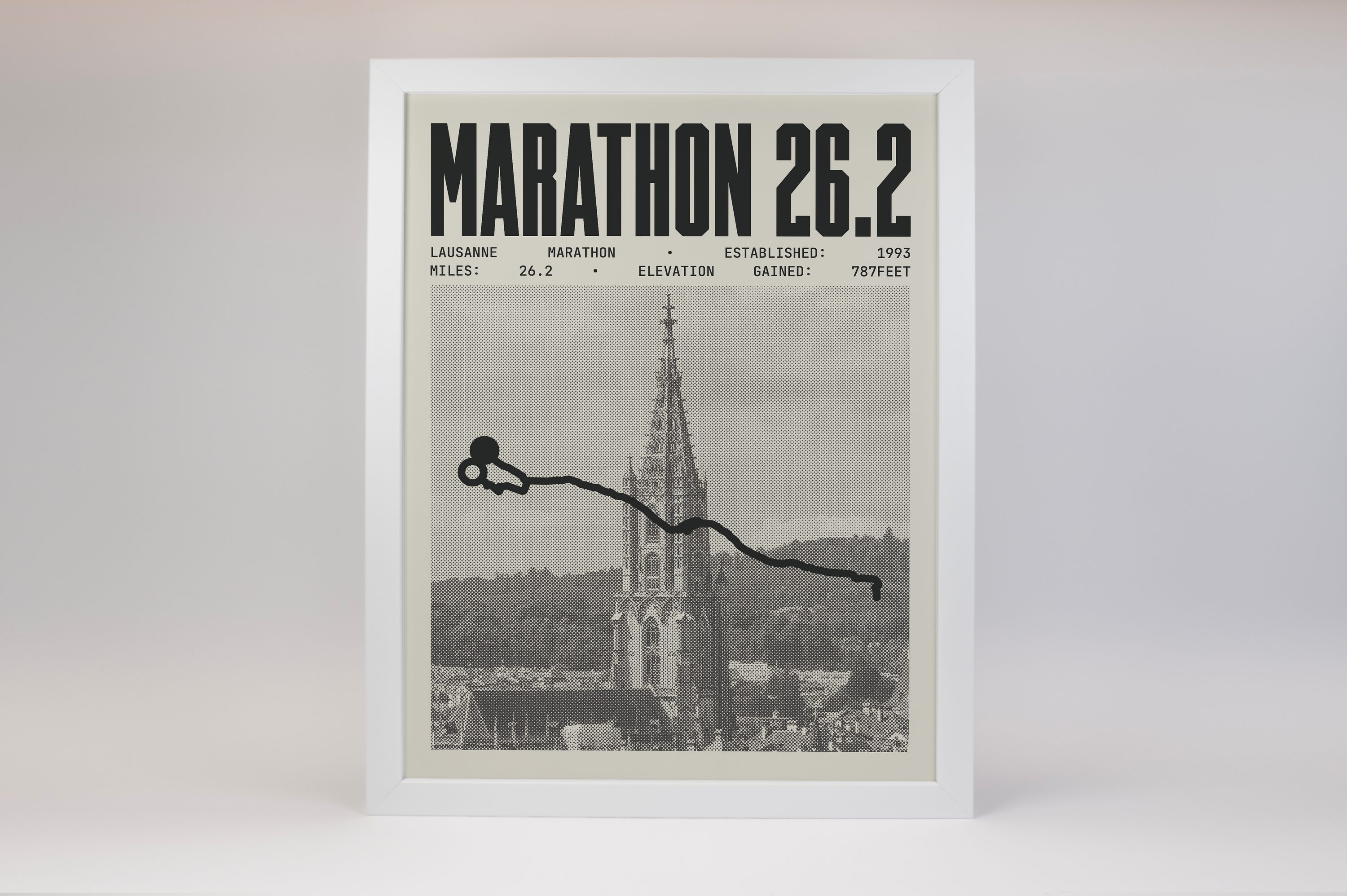 Lausanne Marathon Poster