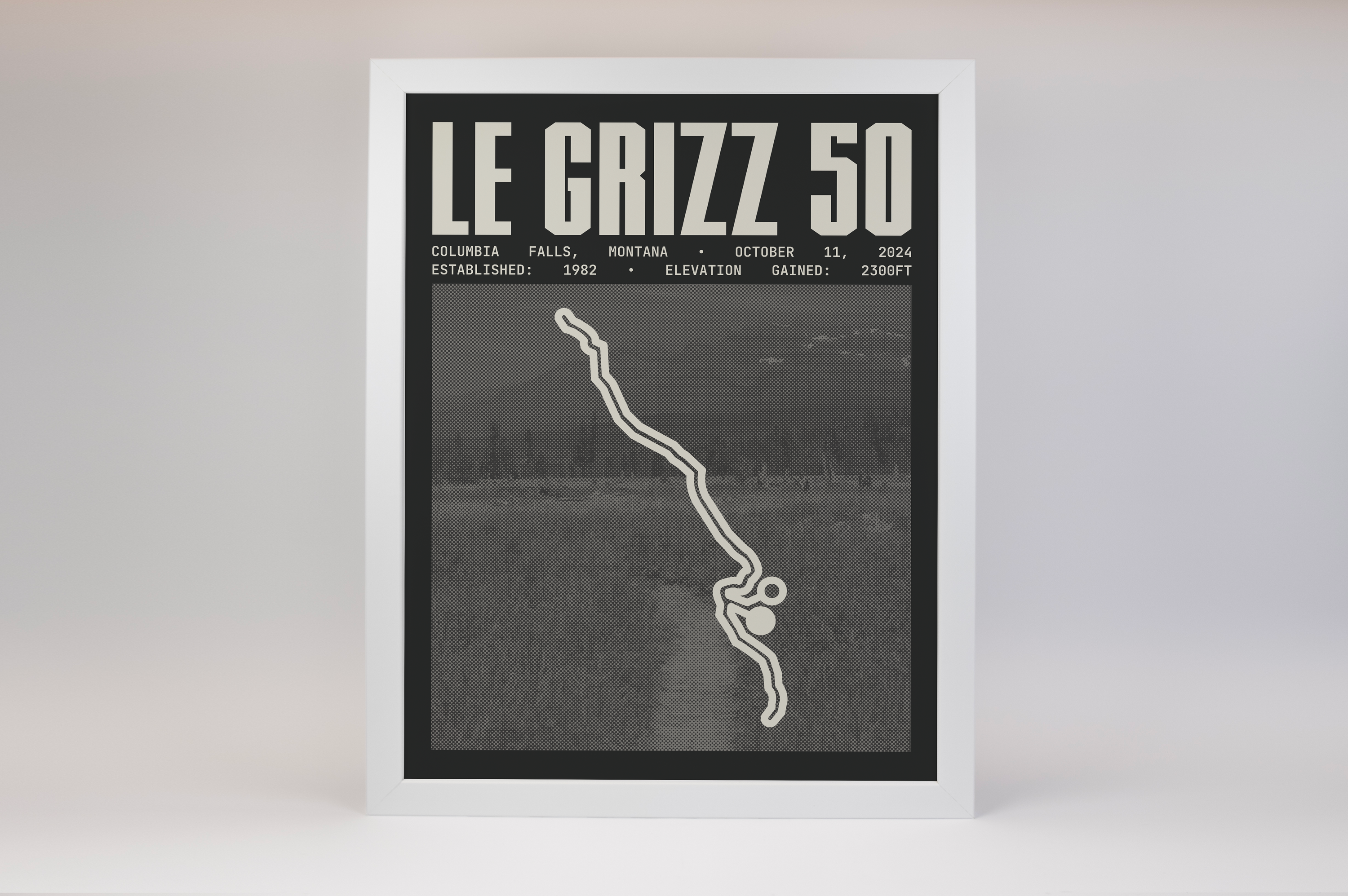 Le Grizz 50 Endurance Run Poster