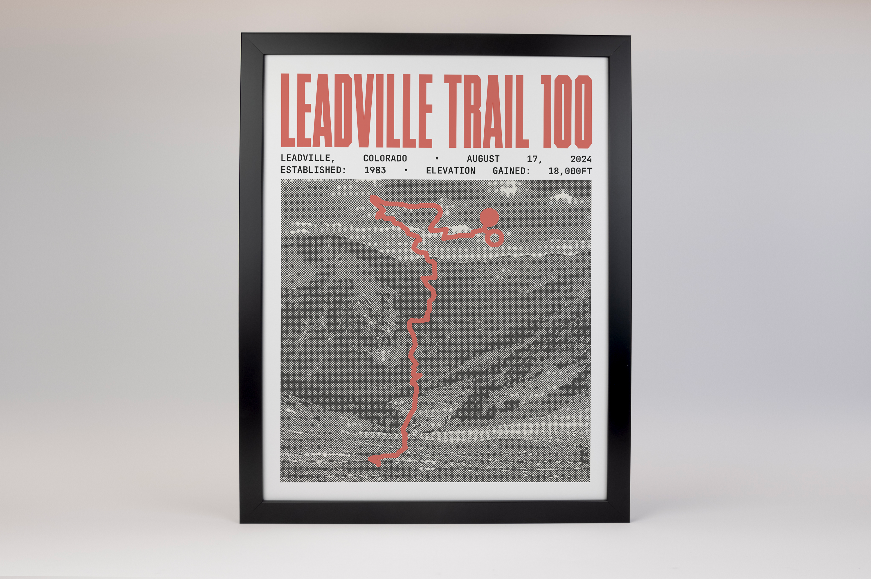 Leadville Trail 100 Endurance Run Poster