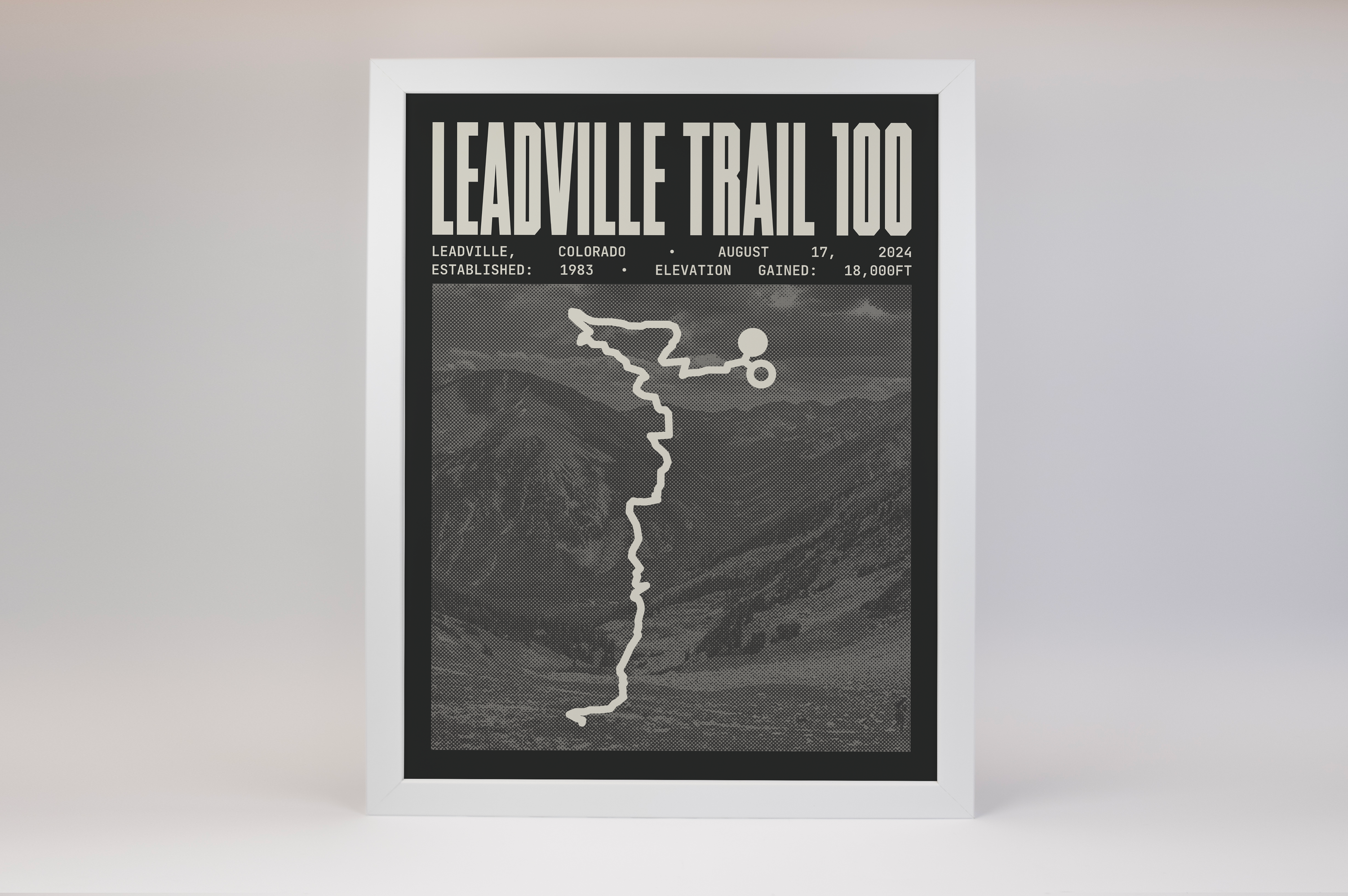 Leadville Trail 100 Endurance Run Poster