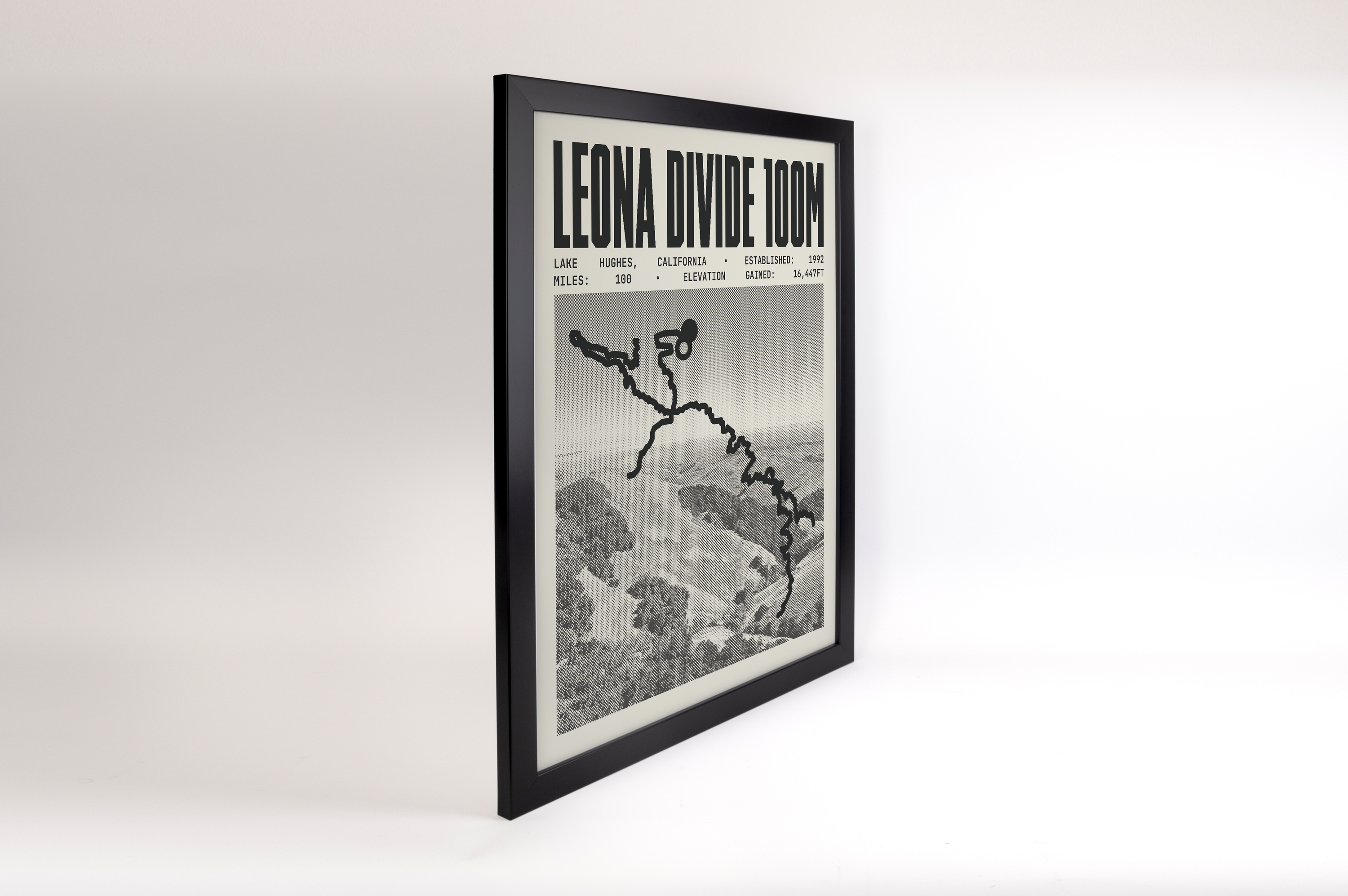 Leona Divide 100 Mile Endurance Run Poster