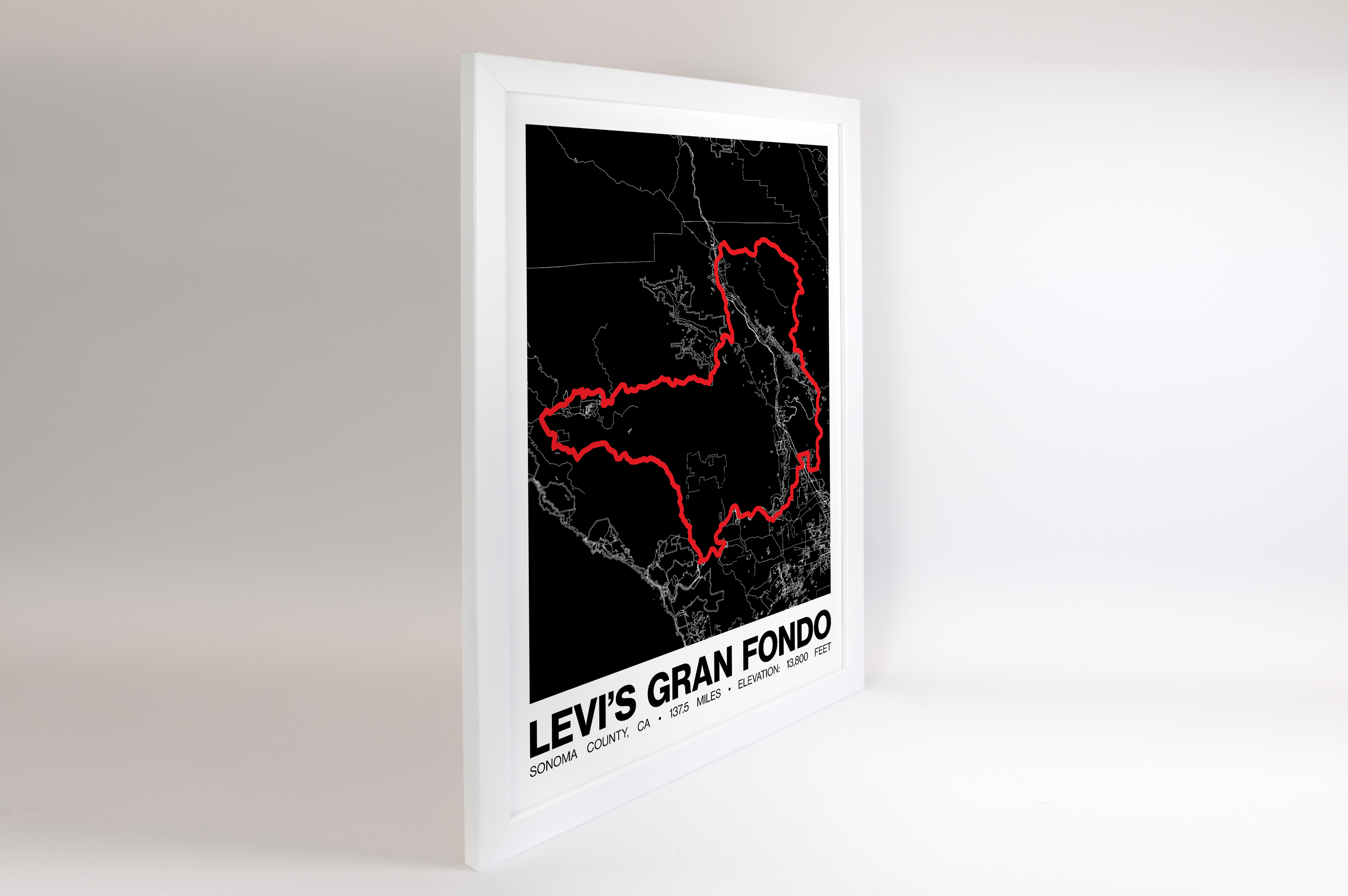 Levi’s Gran Fondo Poster - Grid Style