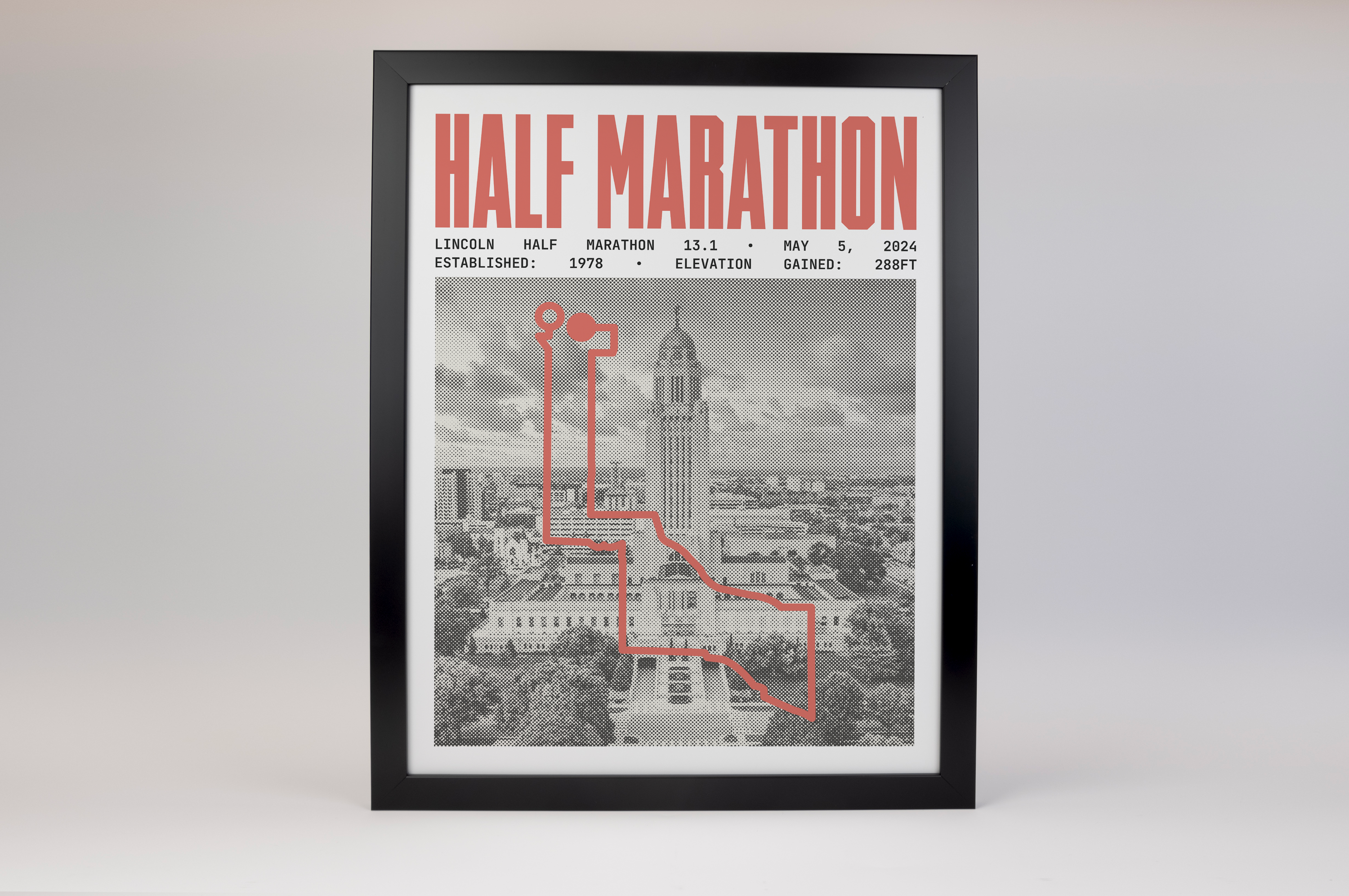 Lincoln Half-Marathon Poster