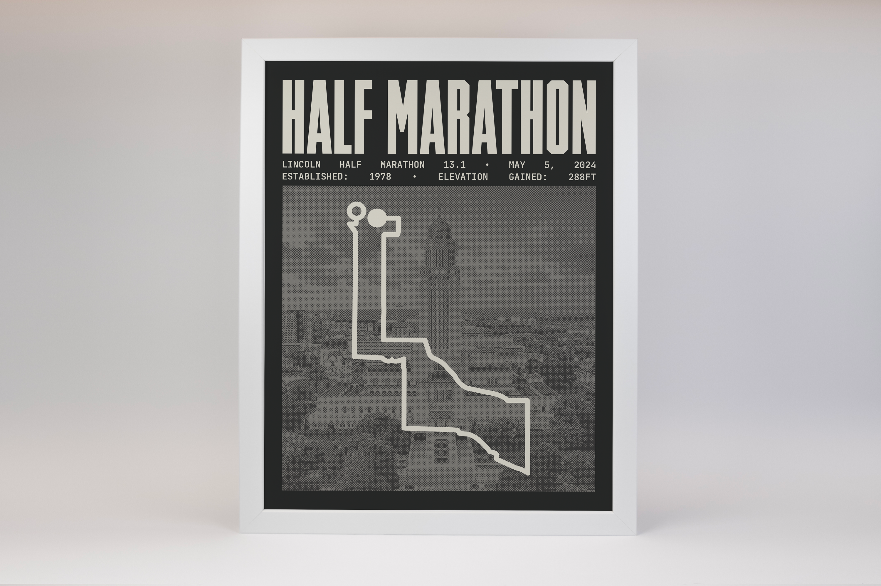 Lincoln Half-Marathon Poster