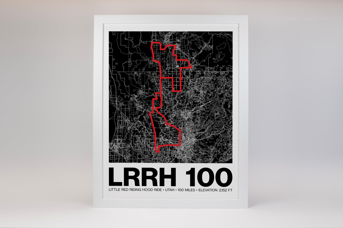 Little Red Riding Hood Ride 100 Miles Poster - Grid Style