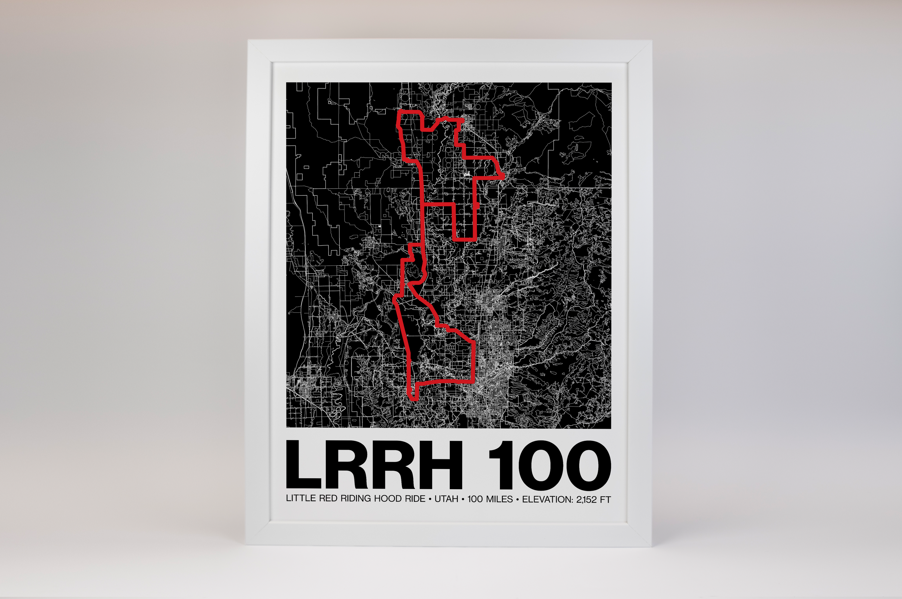 Little Red Riding Hood Ride 100 Miles Poster - Grid Style