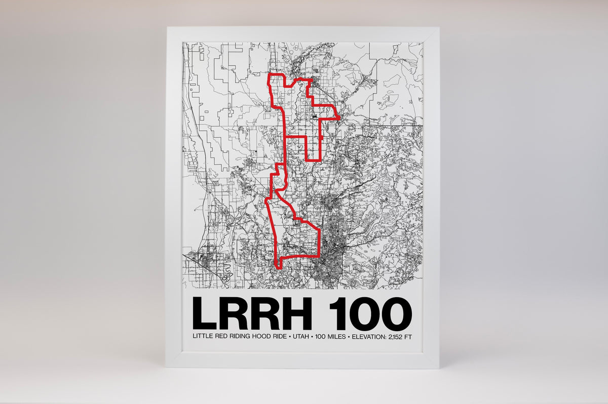 Little Red Riding Hood Ride 100 Miles Poster - Grid Style