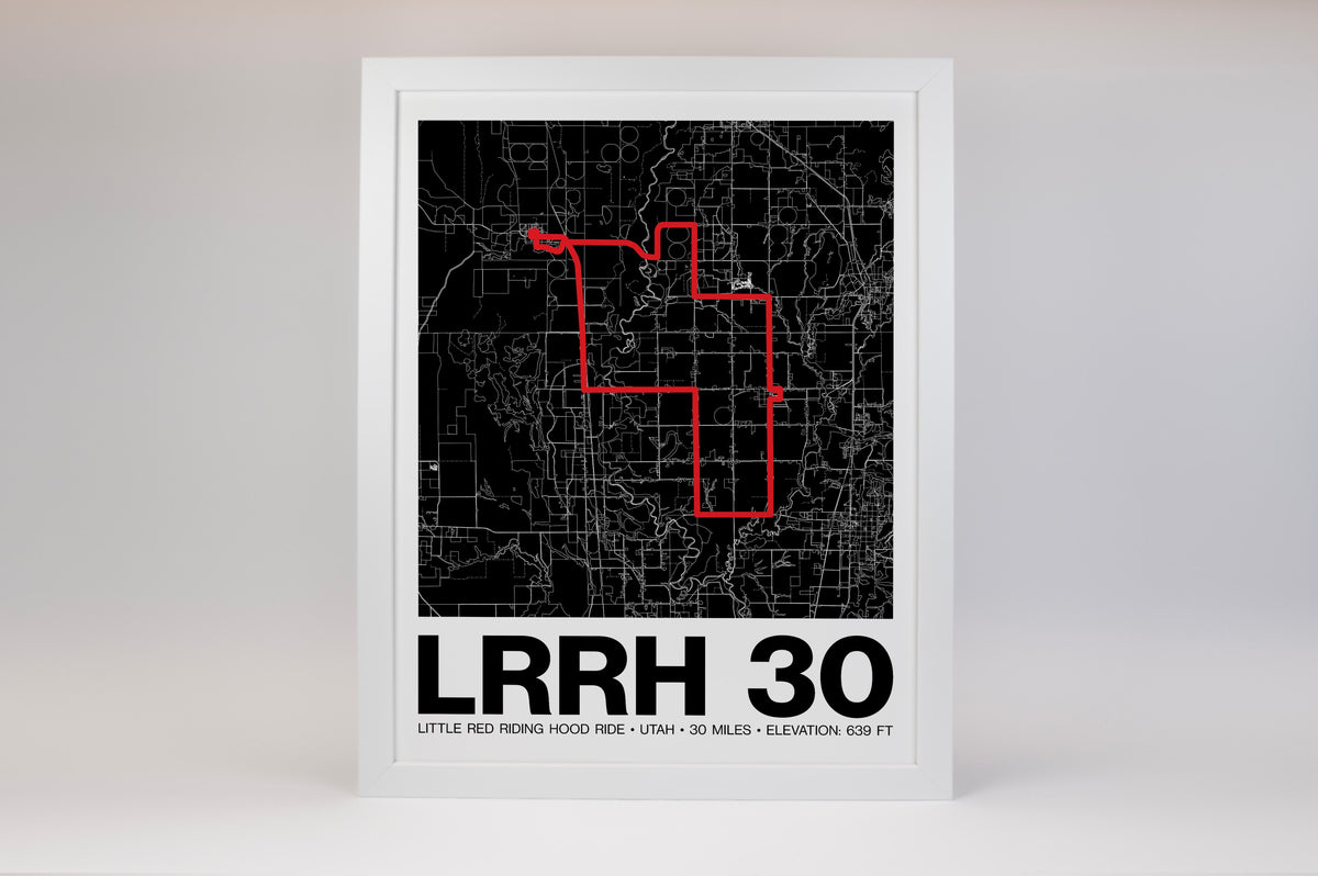 Little Red Riding Hood Ride 30 Miles Poster - Grid Style