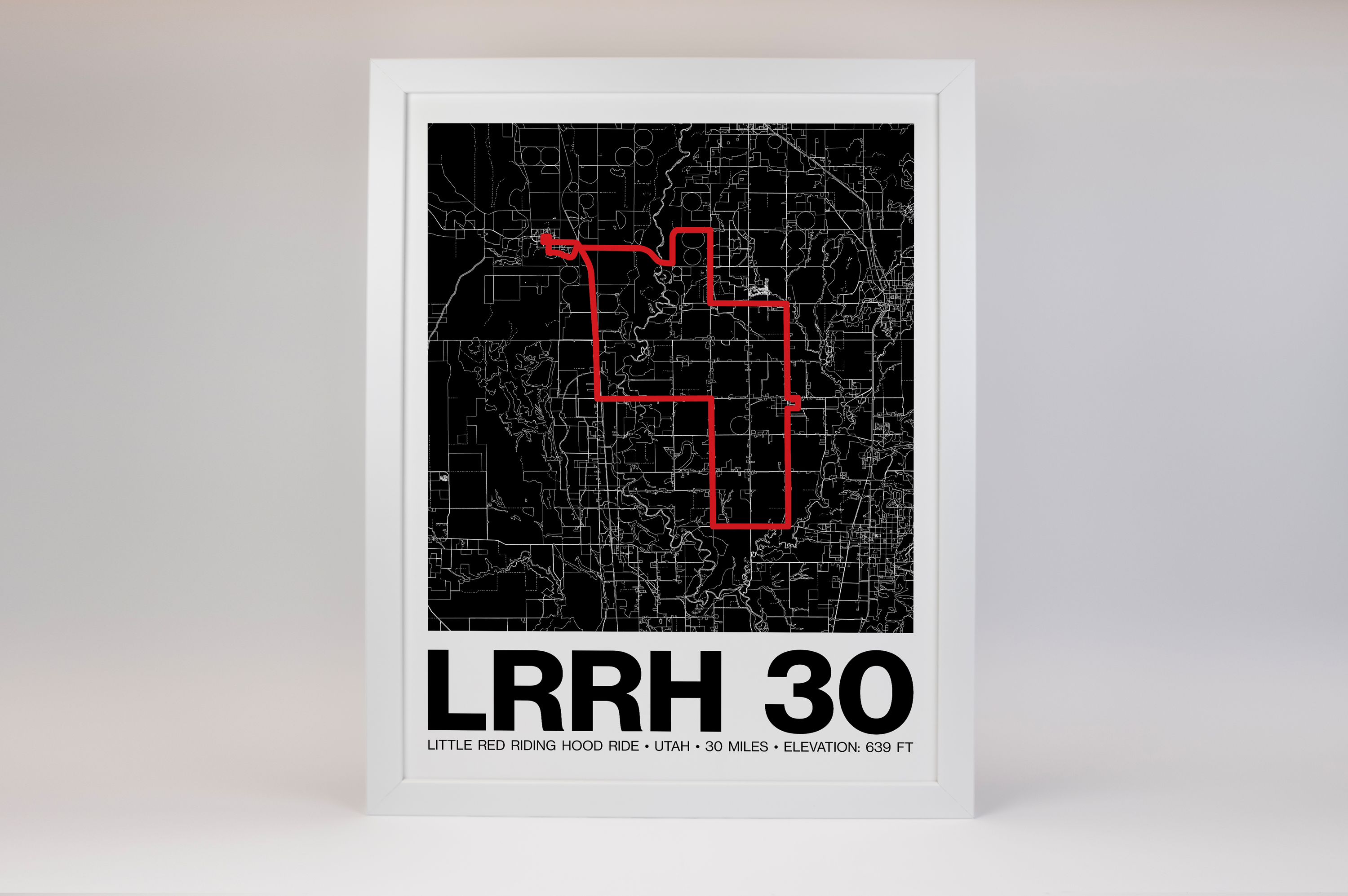 Little Red Riding Hood Ride 30 Miles Poster - Grid Style