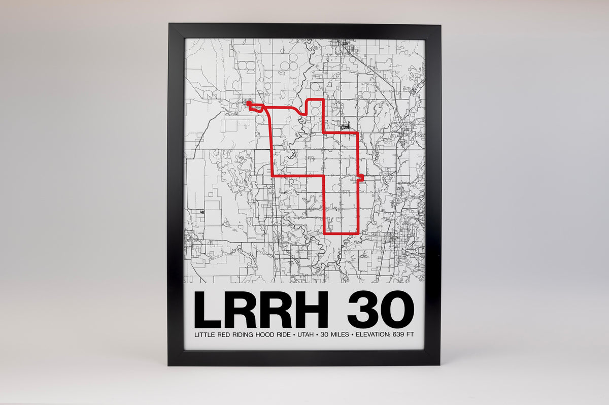 Little Red Riding Hood Ride 30 Miles Poster - Grid Style