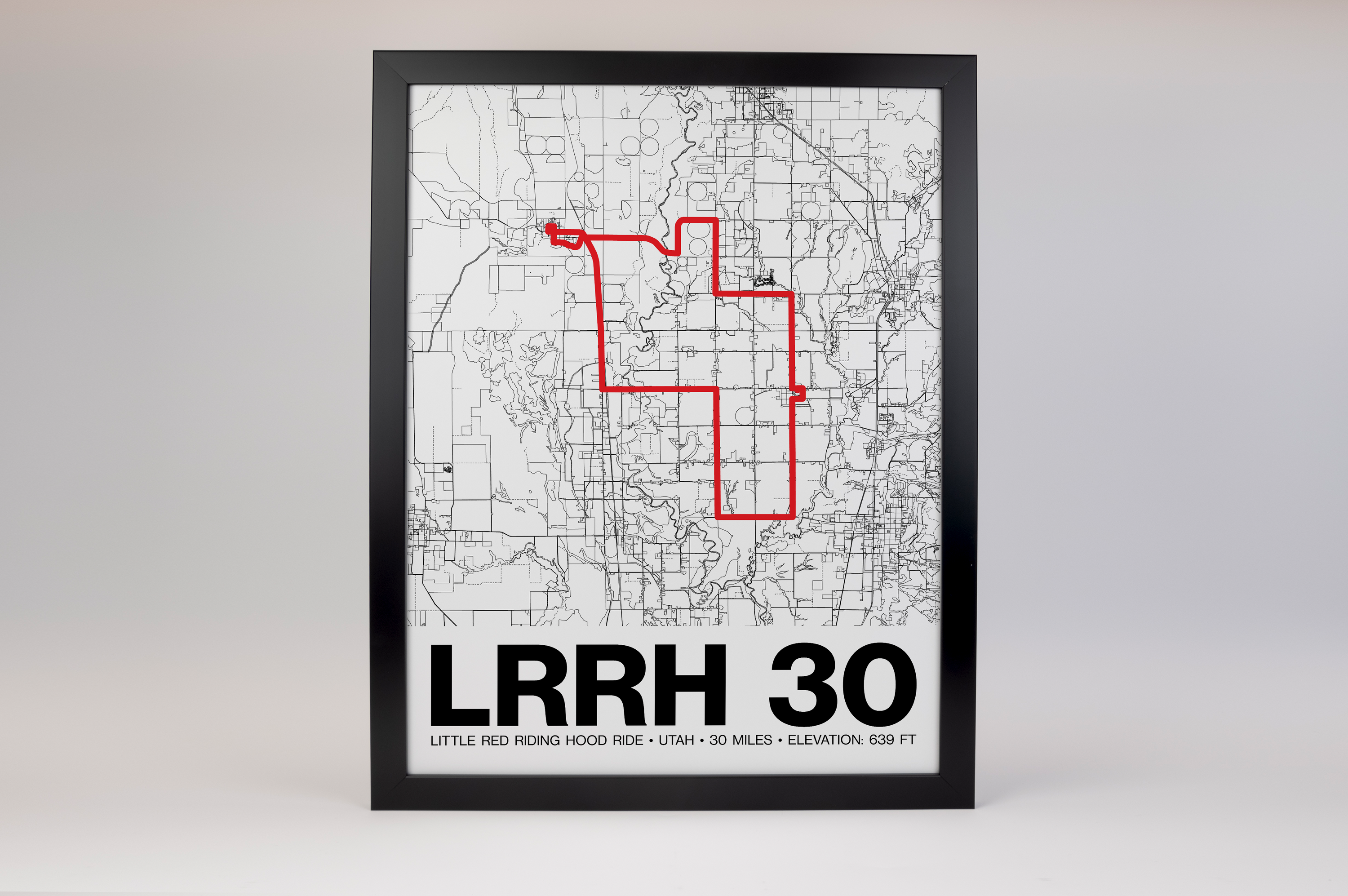 Little Red Riding Hood Ride 30 Miles Poster - Grid Style